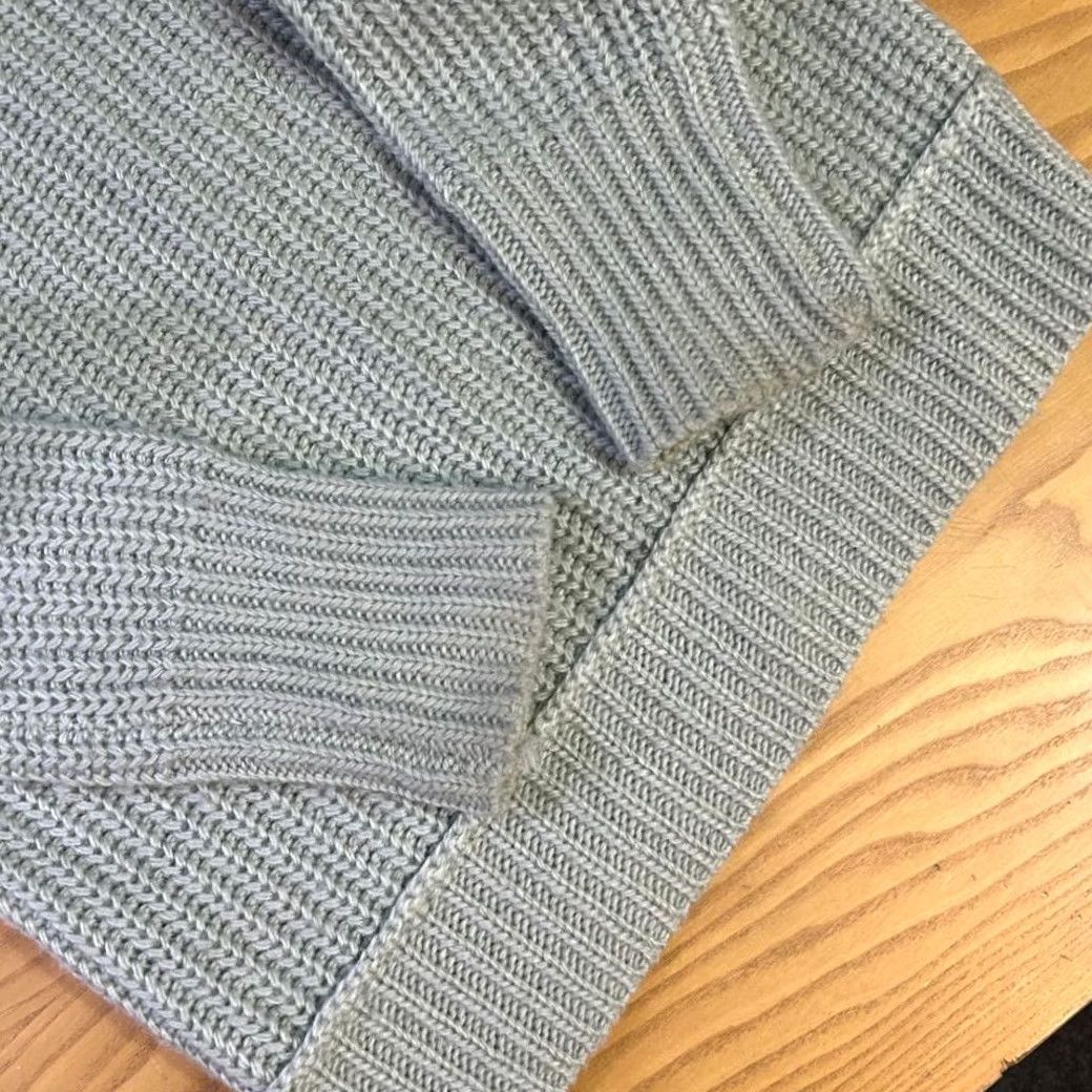 Vintage J Crew Wool Mohair Blend Grew Neck Sweater Zipper Detail Womens Small Gray Size S / US 4 / IT 40 - 4 Thumbnail