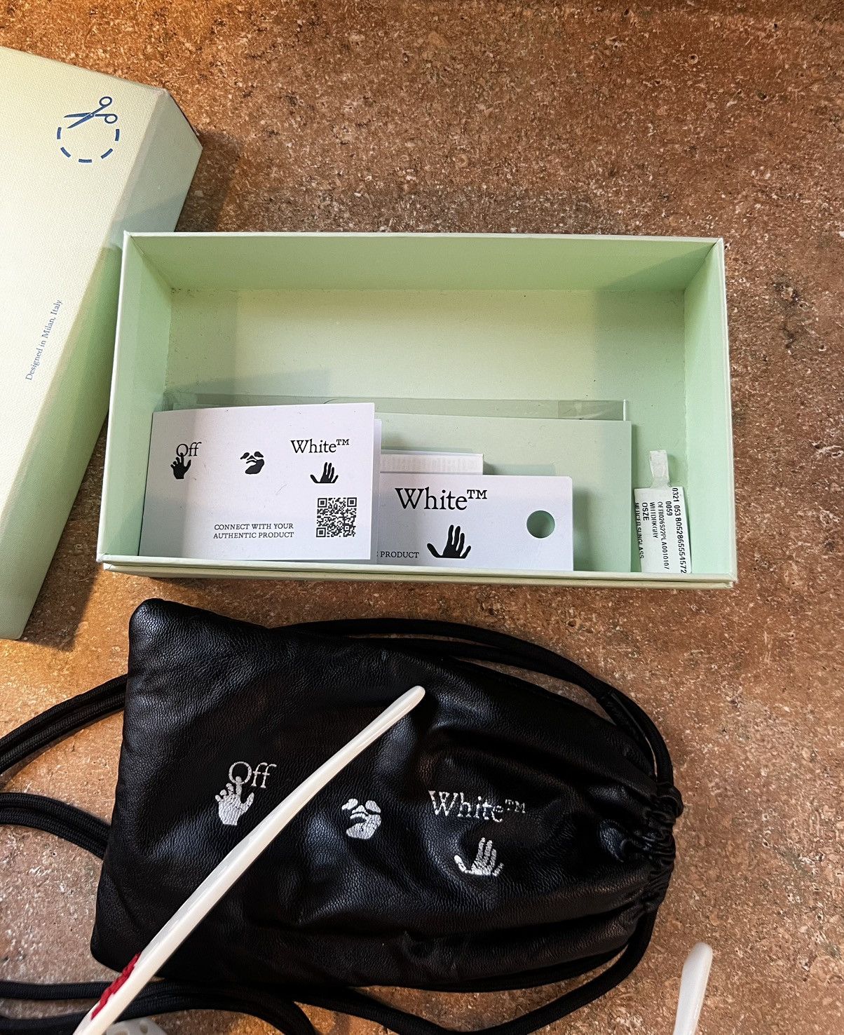 Off-White OFF-WHITE Virgil Cut Out Mercer Square Frame Sunglasses Size ONE SIZE - 9 Thumbnail