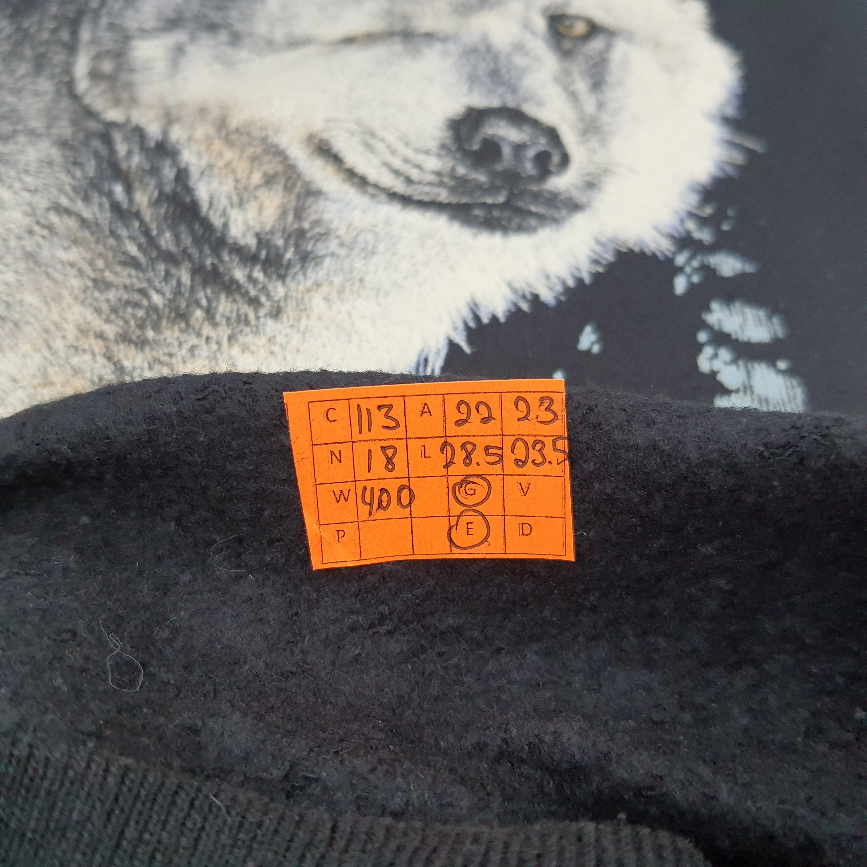 Habitat × Vintage Vintage Habitat Wolf Winter Streetwear Sweatshirt Size US M / EU 48-50 / 2 - 8 Thumbnail