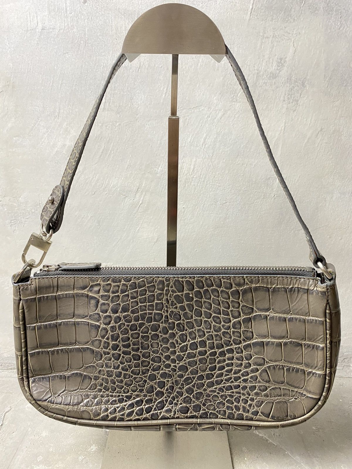 By Far By Far Rachel Small Croc-Embossed Shoulder Bag Size ONE SIZE - 2 Thumbnail