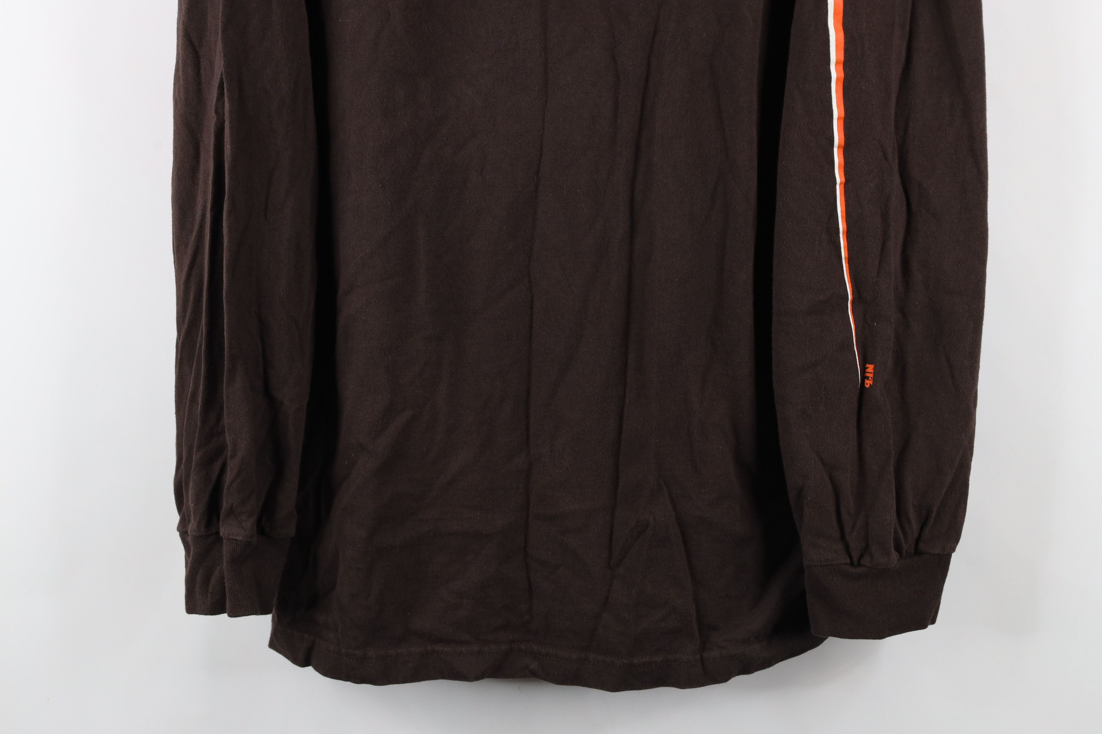 Vintage Vintage Cleveland Browns Football Long Sleeve T-Shirt Brown Size US L / EU 52-54 / 3 - 3 Thumbnail