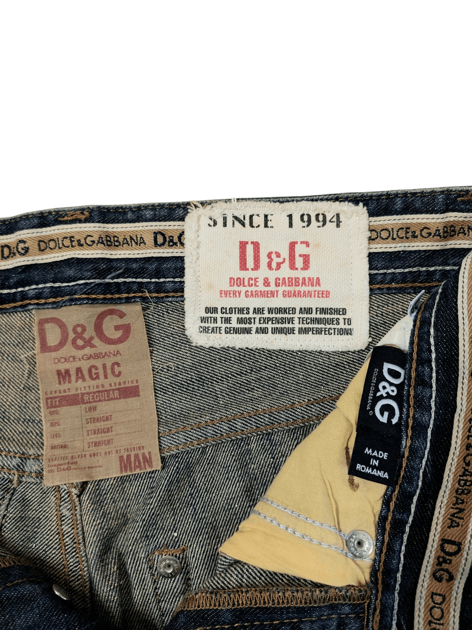 Dolce & Gabbana Dolce & Gabbana D&G Magic Punk LGB Style Size US 29 - 21 Thumbnail