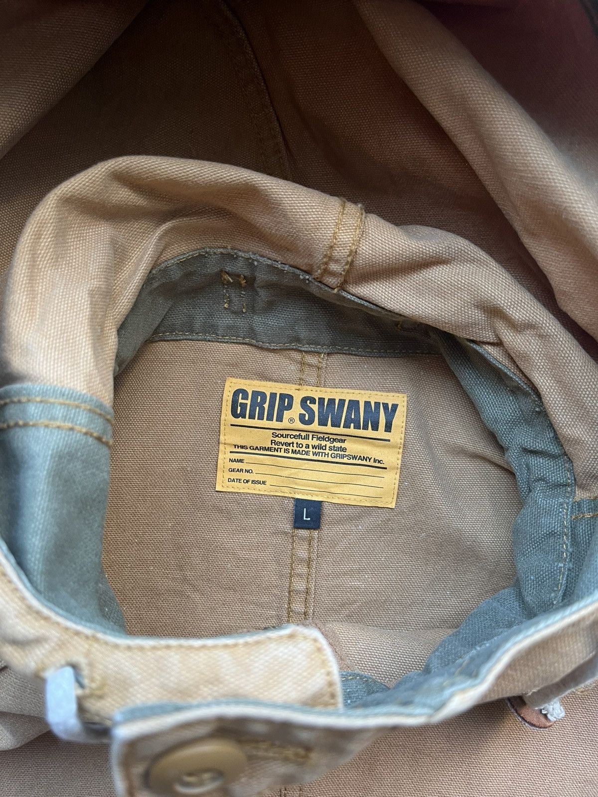 Japanese Brand Grip swany duck canvas jacket Size US L / EU 52-54 / 3 - 4 Thumbnail