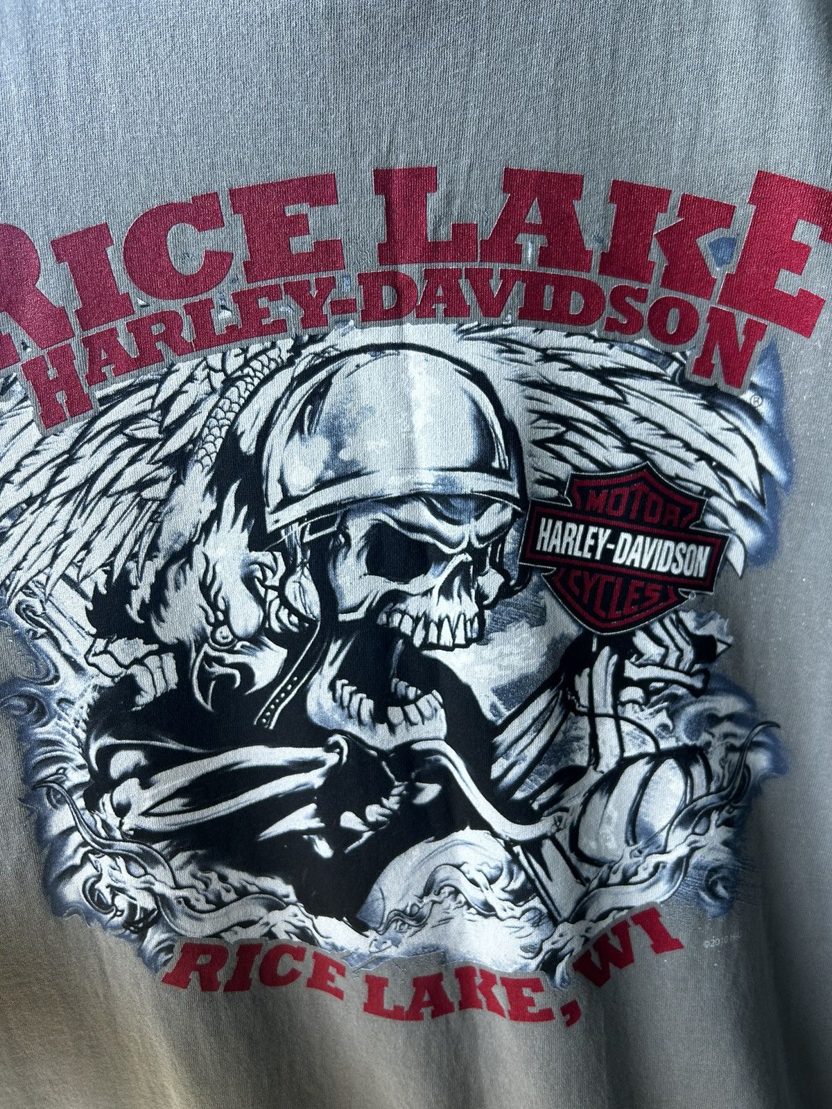 Harley Davidson × Vintage Harley Davidson Motorcycles "death ride" Size US XXL / EU 58 / 5 - 2 Thumbnail