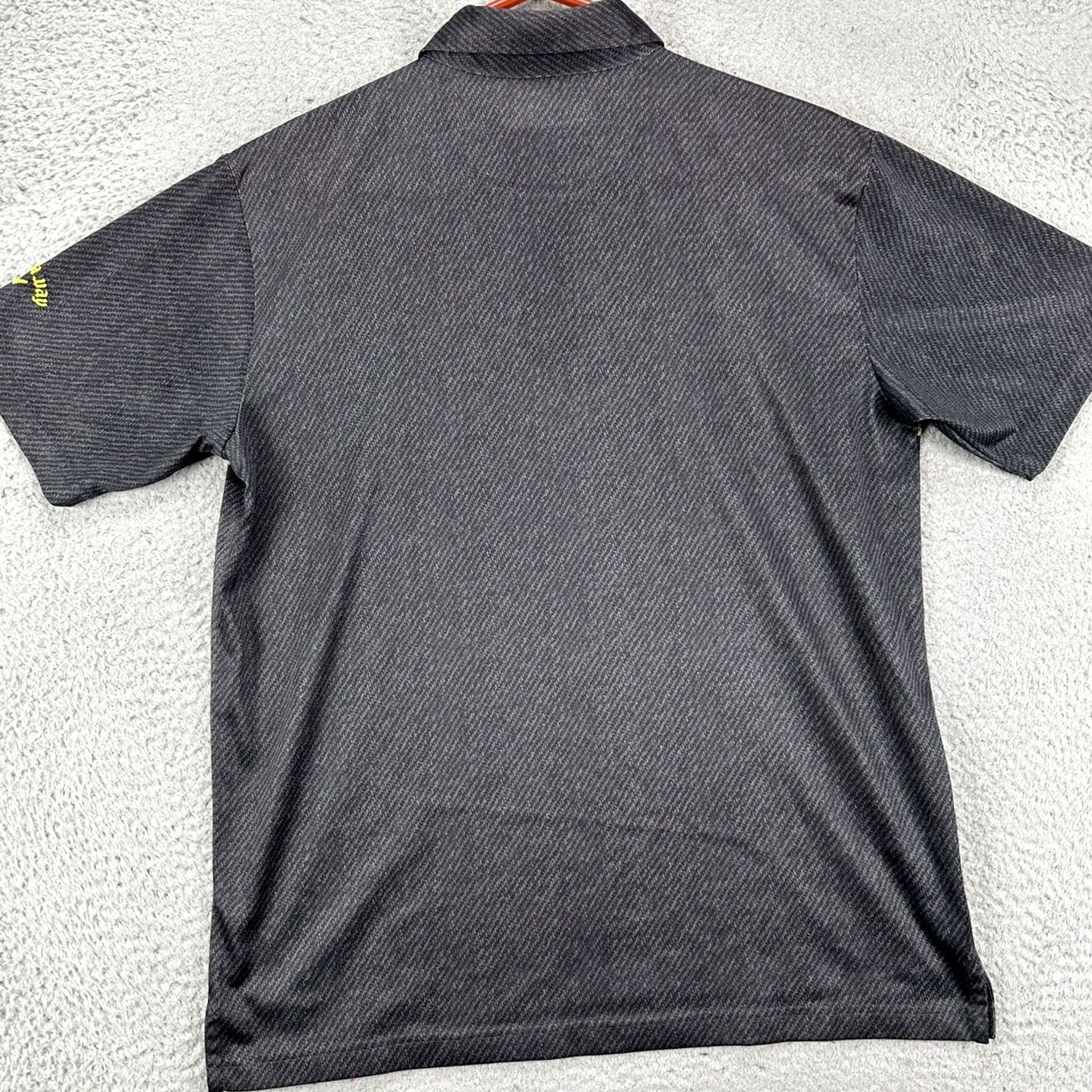 Callaway VINTAGE Callaway Opti-Dri Men Golf Polo Shirt Small Grey Yellow Stripe Rugby Polo Mens Small Grey Yellow Stripe Size US S / EU 44-46 / 1 - 3 Thumbnail