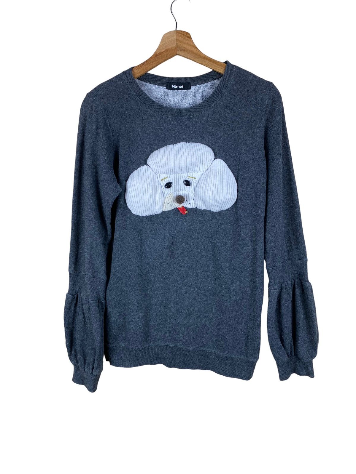 Issey Miyake × Ne-Net NE-NET PUPPY PUPPET BY ISSEY MIYAKE SWEATSHIRT Size M / US 6-8 / IT 42-44 - 1 Thumbnail