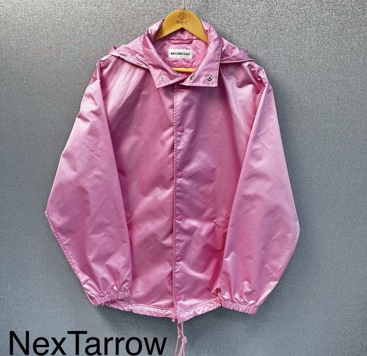 Balenciaga Balenciaga logo letter embroidery pink zipper jacket2412-Nex Size US XS / EU 42 / 0 - 1 Thumbnail