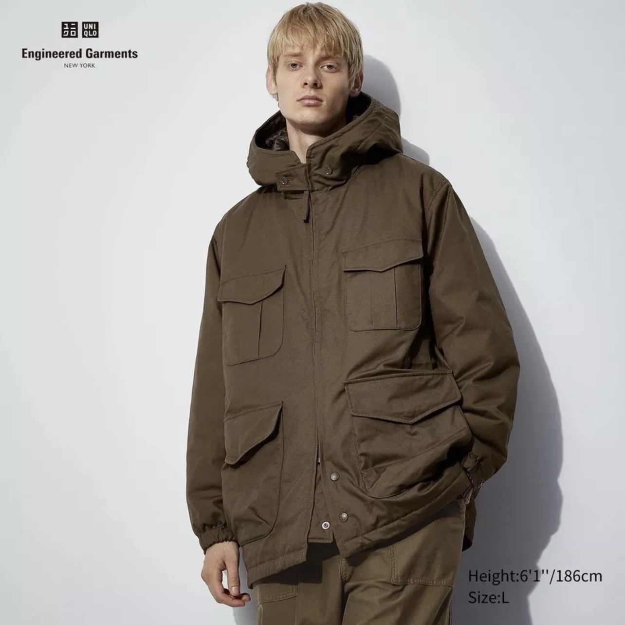 Engineered Garments ユニクロ ブラウン Engineered Garments × Uniqlo Uniqlo x Engineered Garments brown
