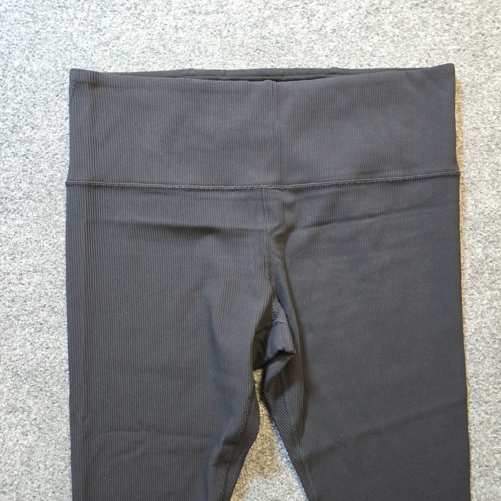 Athleta Athleta Pants Womens 2X Black Elation 7/8 Cropped Ribbed Stretchy Casual Athleisure Yoga Skinny Inseam 26in Womens Size 40" / US 18 - 2 Thumbnail