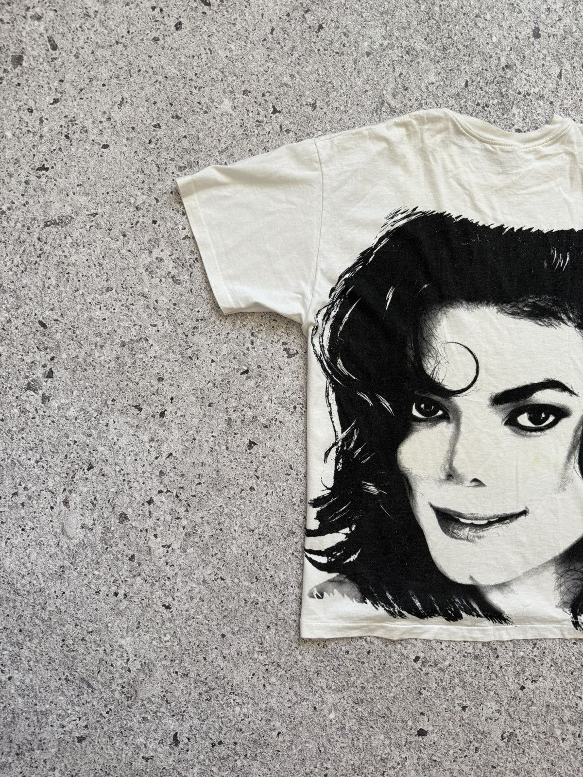 Band Tees × Michael Jackson Vintage 1992 Michael Jackson King Of Pop Tour Eyes T-Shirt Size US XL / EU 56 / 4 - 7 Thumbnail