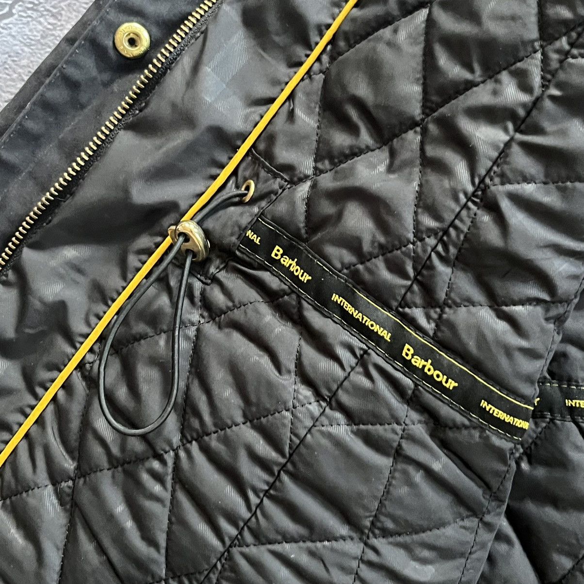 Barbour BARBOUR International Women's Hoodless Katana Wax Parka Size L / US 10 / IT 46 - 11 Thumbnail