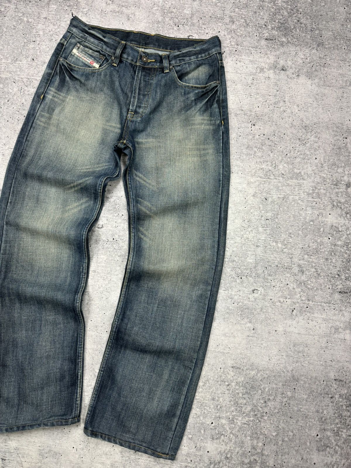 Diesel × Vintage Vintage Diesel Blue Stonewashed Denim Jeans Trousers Pants Size US 32 / EU 48 - 6 Thumbnail