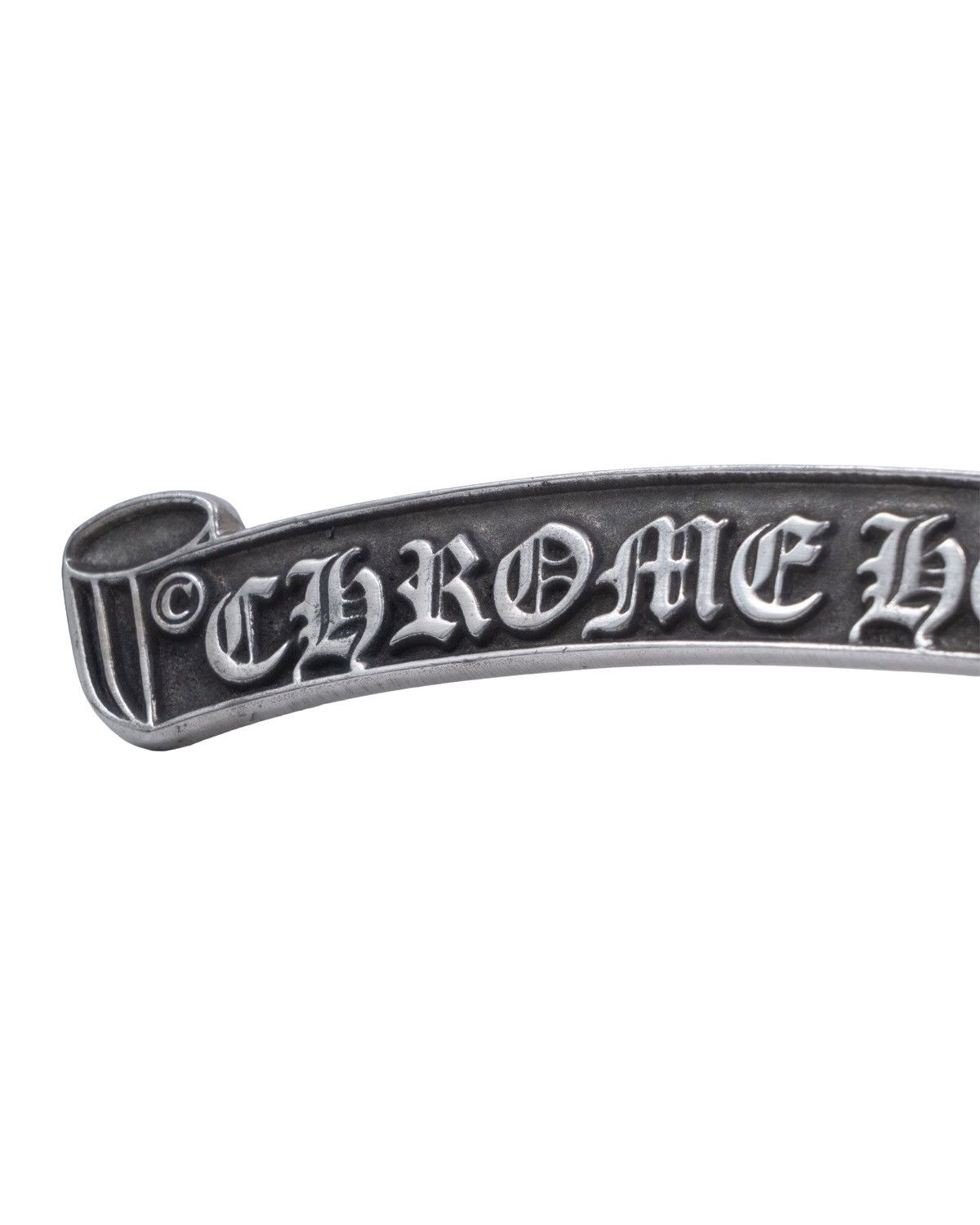 Chrome Hearts *VERY RARE* Chrome Hearts Silver Scroll Plaque Display Size ONE SIZE - 4 Thumbnail