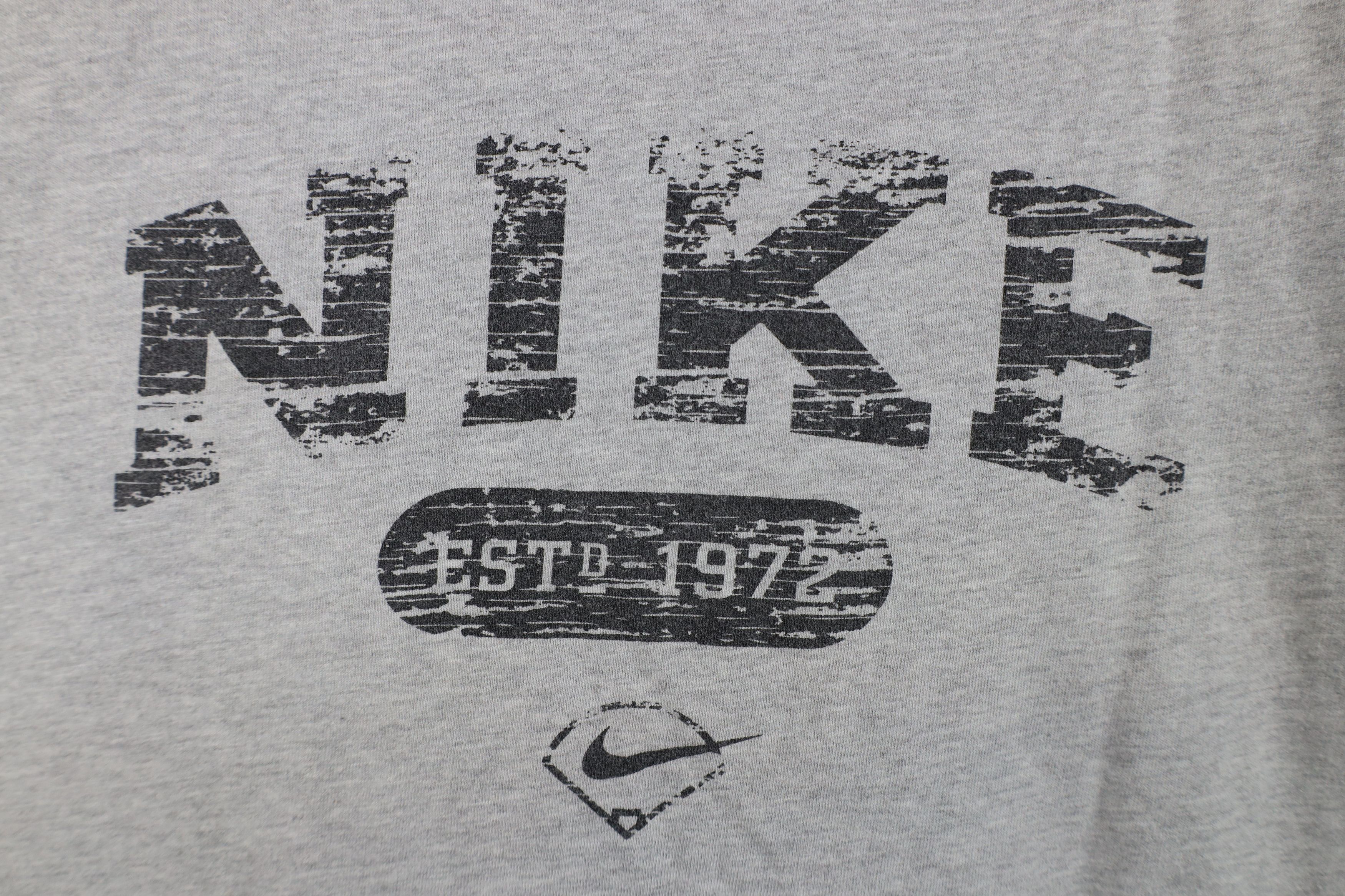 Nike Vintage 90s Y2K Nike Baseball Scott Center Swoosh T-Shirt Size US XL / EU 56 / 4 - 4 Thumbnail