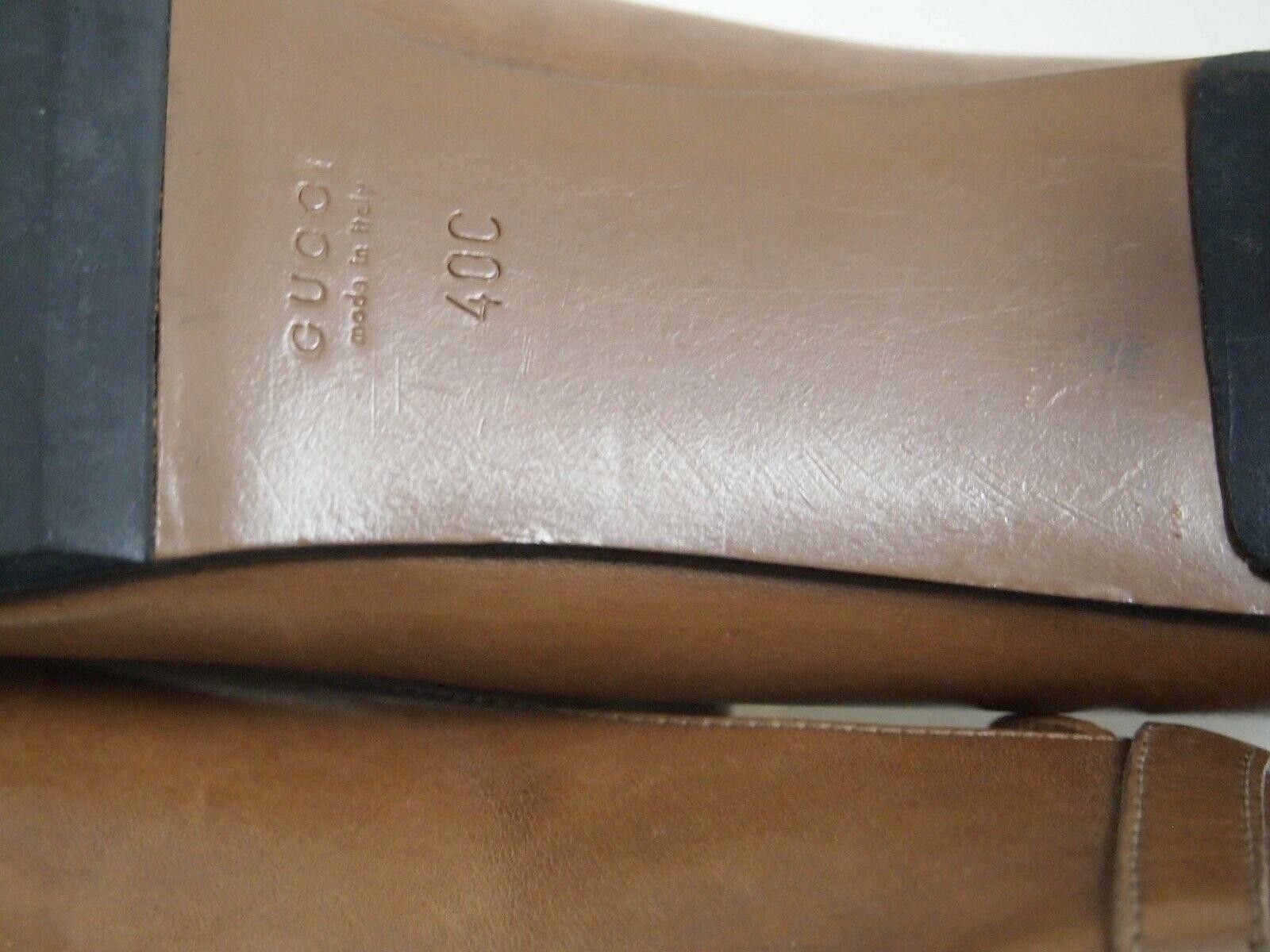 Gucci Gucci Mid Heel Pumps Brown Leather Womens US 10 C EU 40 Size US 10 / IT 40 - 7 Thumbnail