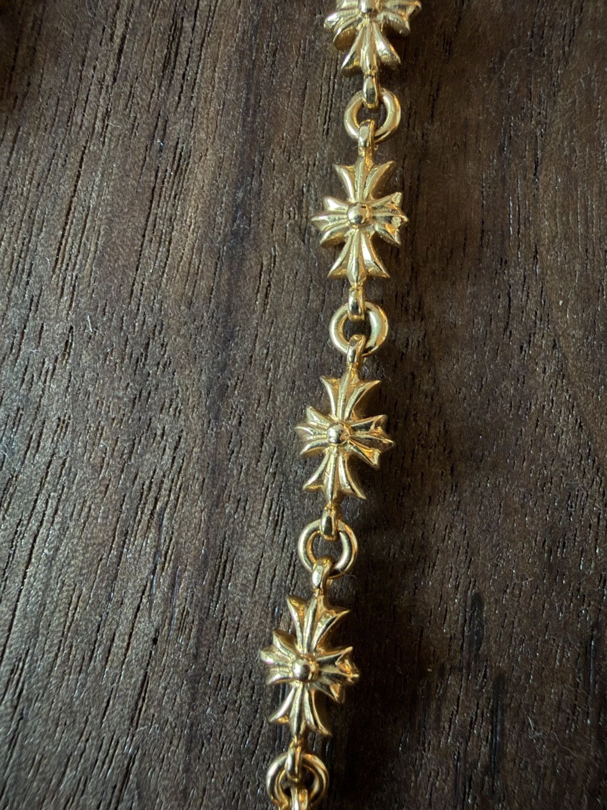 Chrome Hearts Chrome Hearts Tiny E Gold 13 Link 22k Bracelet Size ONE SIZE - 11 Thumbnail
