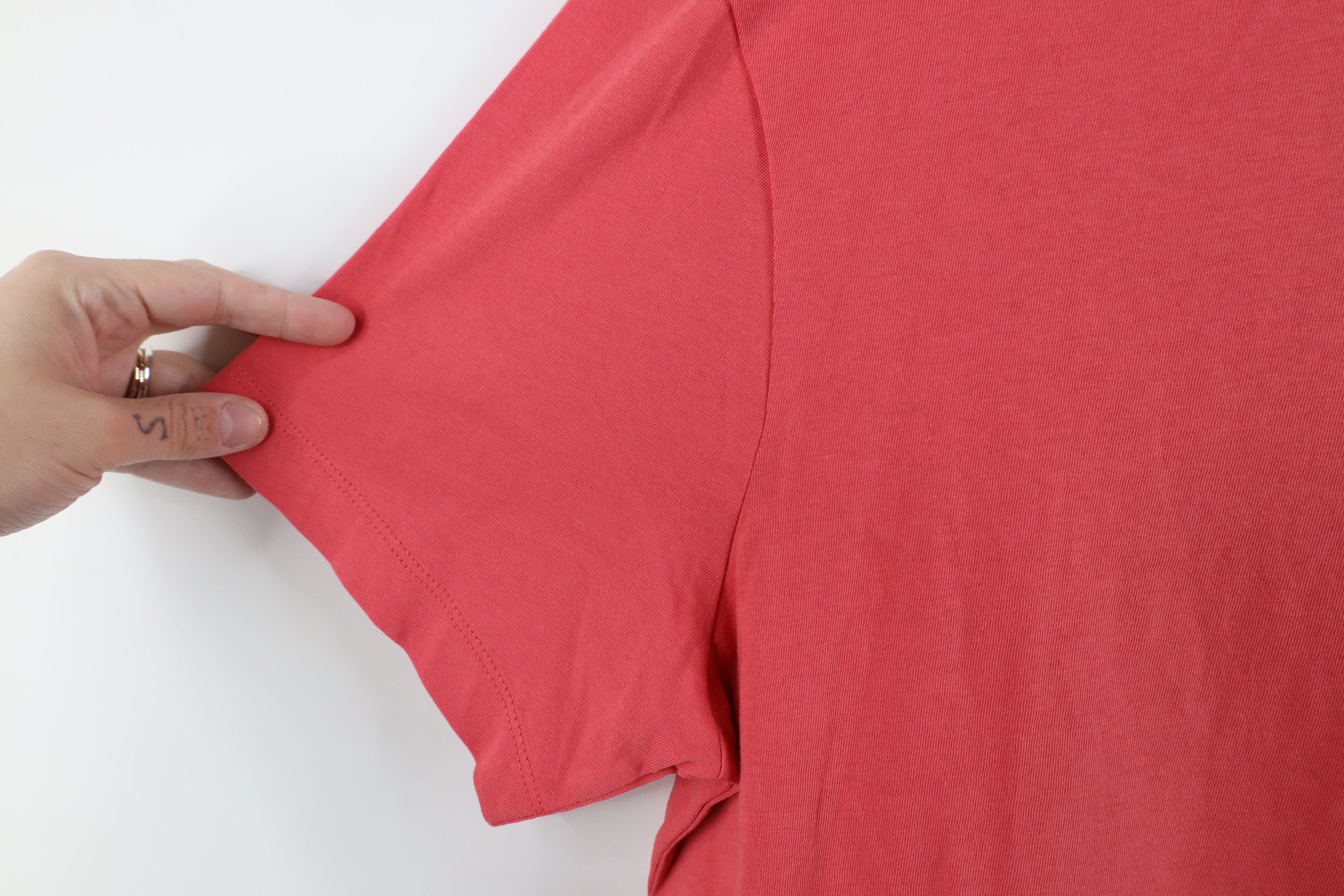 J.Crew New J Crew Stonewash Knit Short Sleeve T-Shirt Red Cotton Size US M / EU 48-50 / 2 - 9 Thumbnail