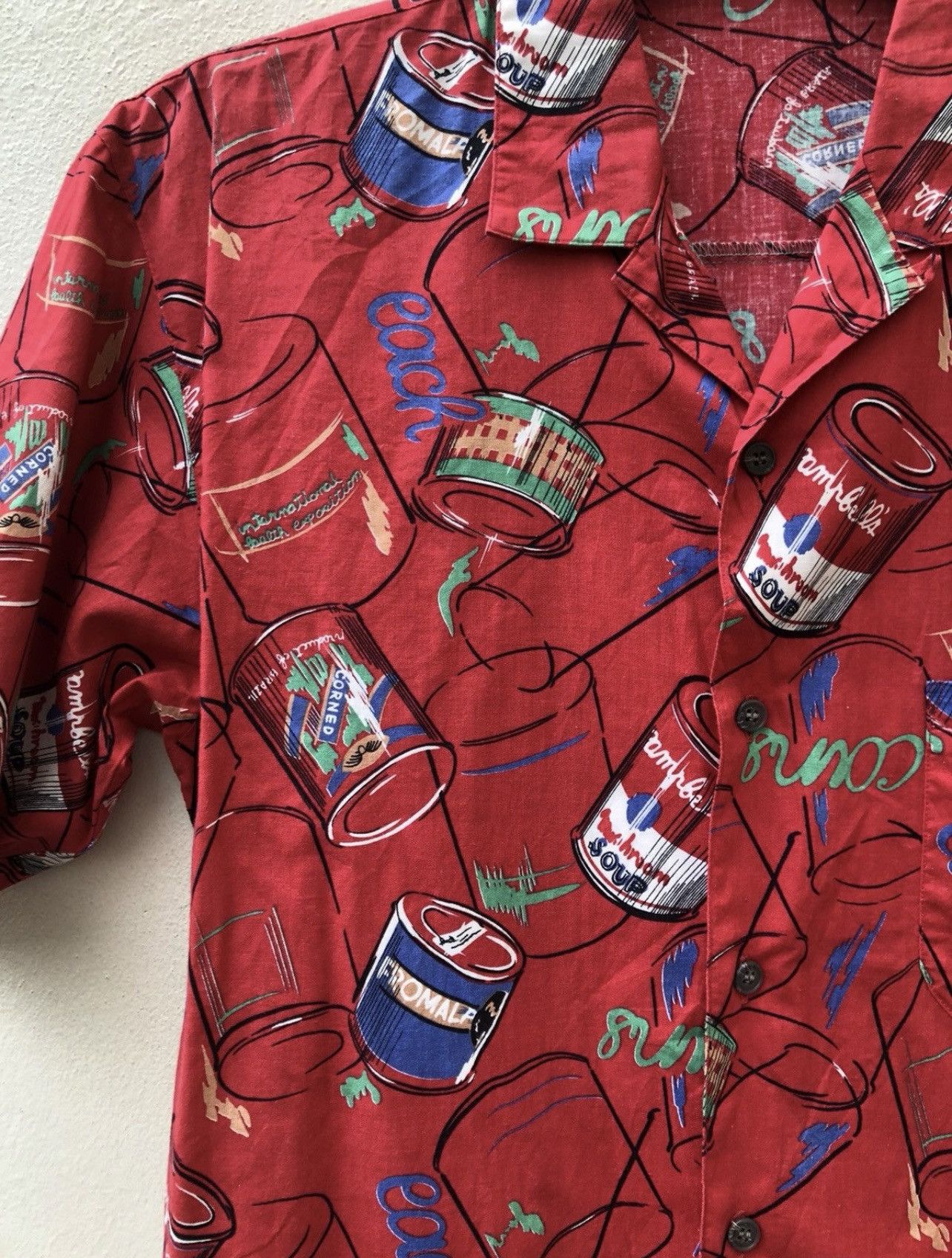 Japanese Brand Vintage Japanese Hawaiian Shirt Railway Outfitter Soup Can Size US S / EU 44-46 / 1 - 12 Thumbnail