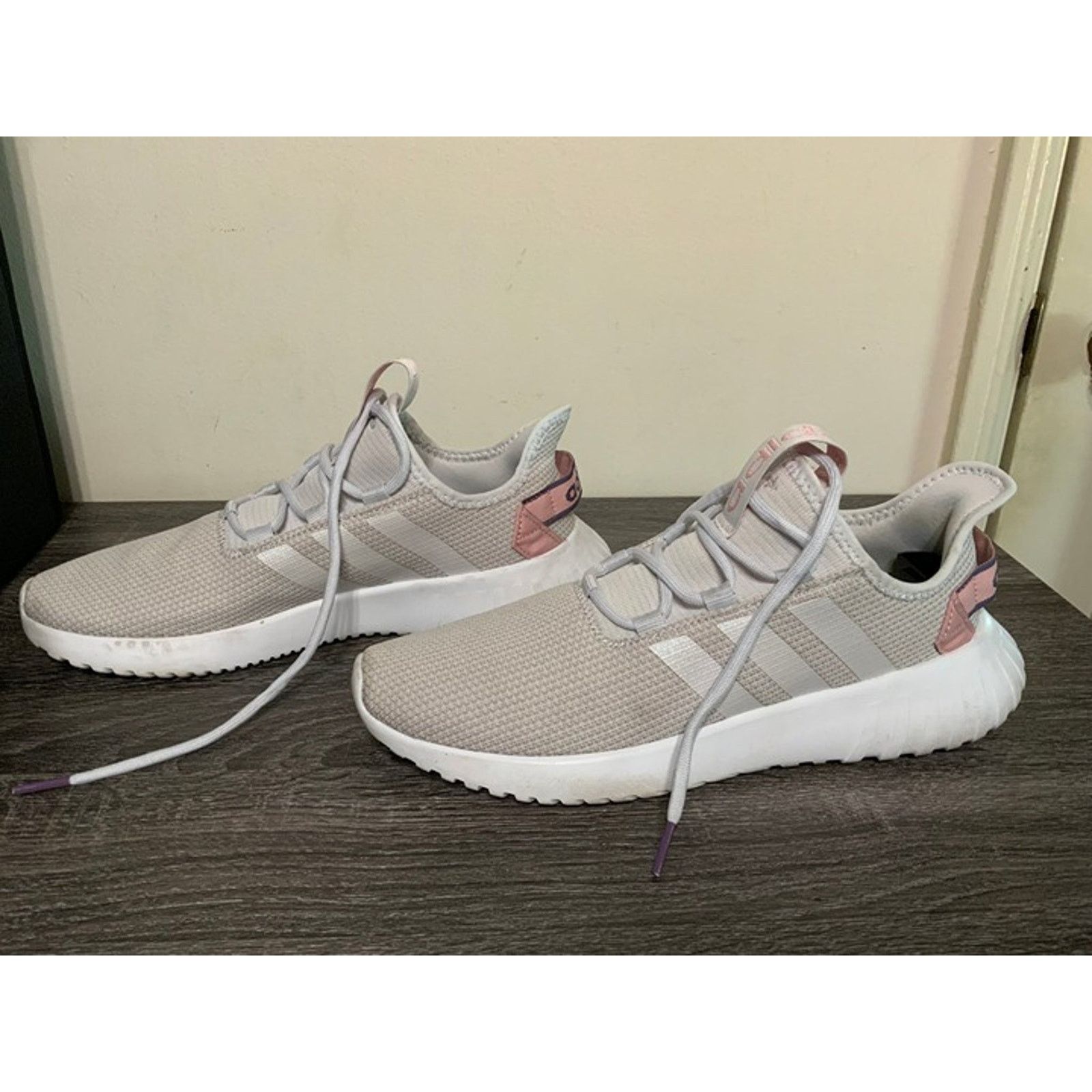 Adidas Adidas Kaptir X Dash Grey Pink Sneakers Women’s Size 10 USED Size US 10 / IT 40 - 4 Thumbnail