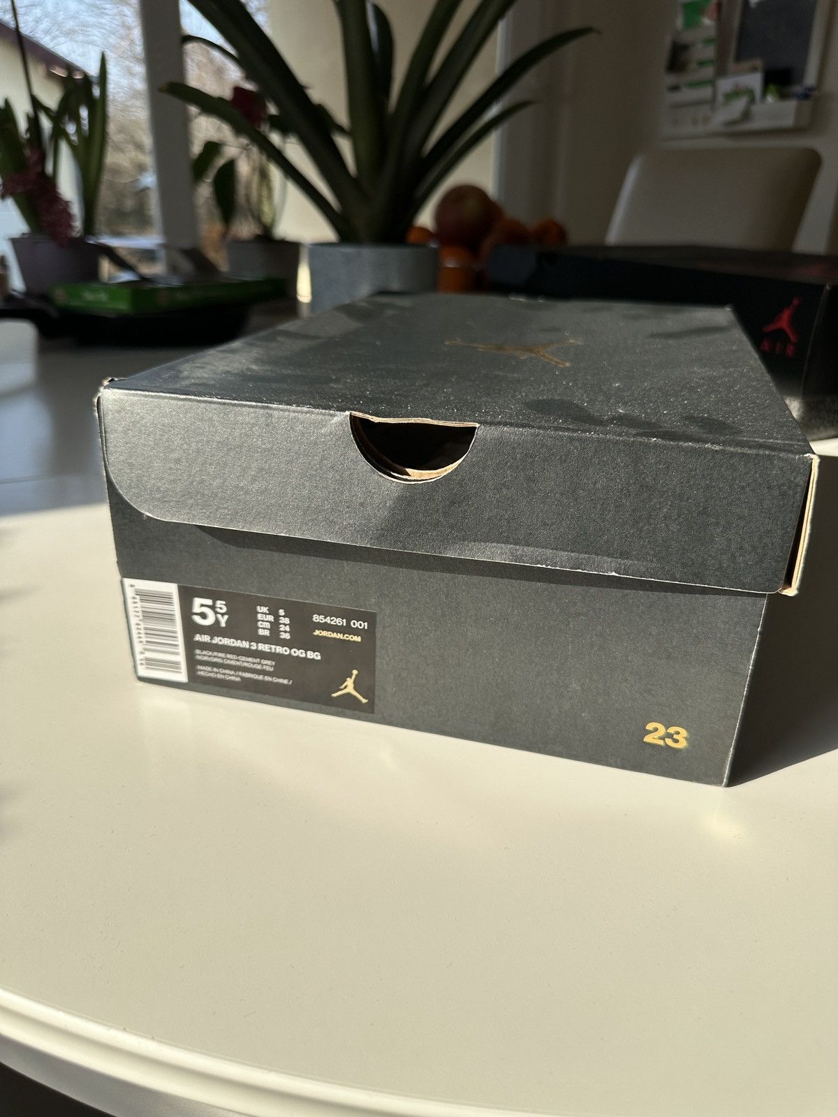 Jordan Brand Jordan 3 Black Cement GS Size US 5.5 / IT 35.5 - 5 Thumbnail