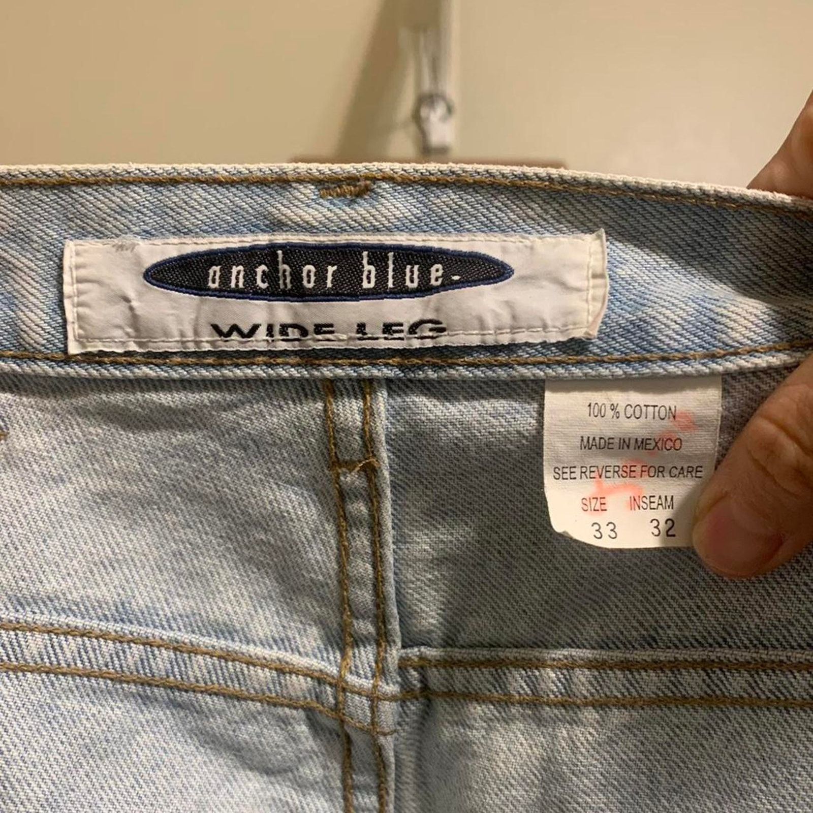 Anchor Blue Y2K Anchor Blue Wide Leg Jeans Size US 32 / EU 48 - 1 Thumbnail