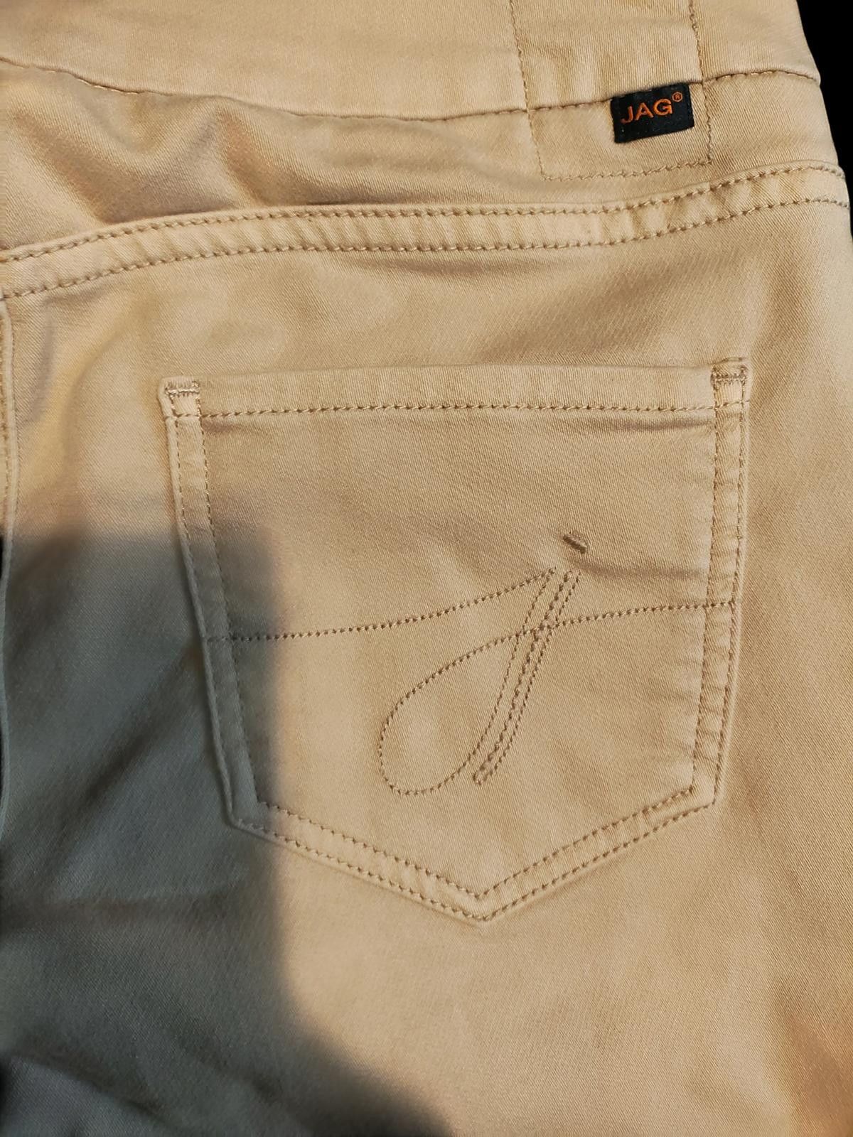 Jagermeister JAG Women's Casual Pants Beige Size M Size 32" / US 10 / IT 46 - 3 Thumbnail