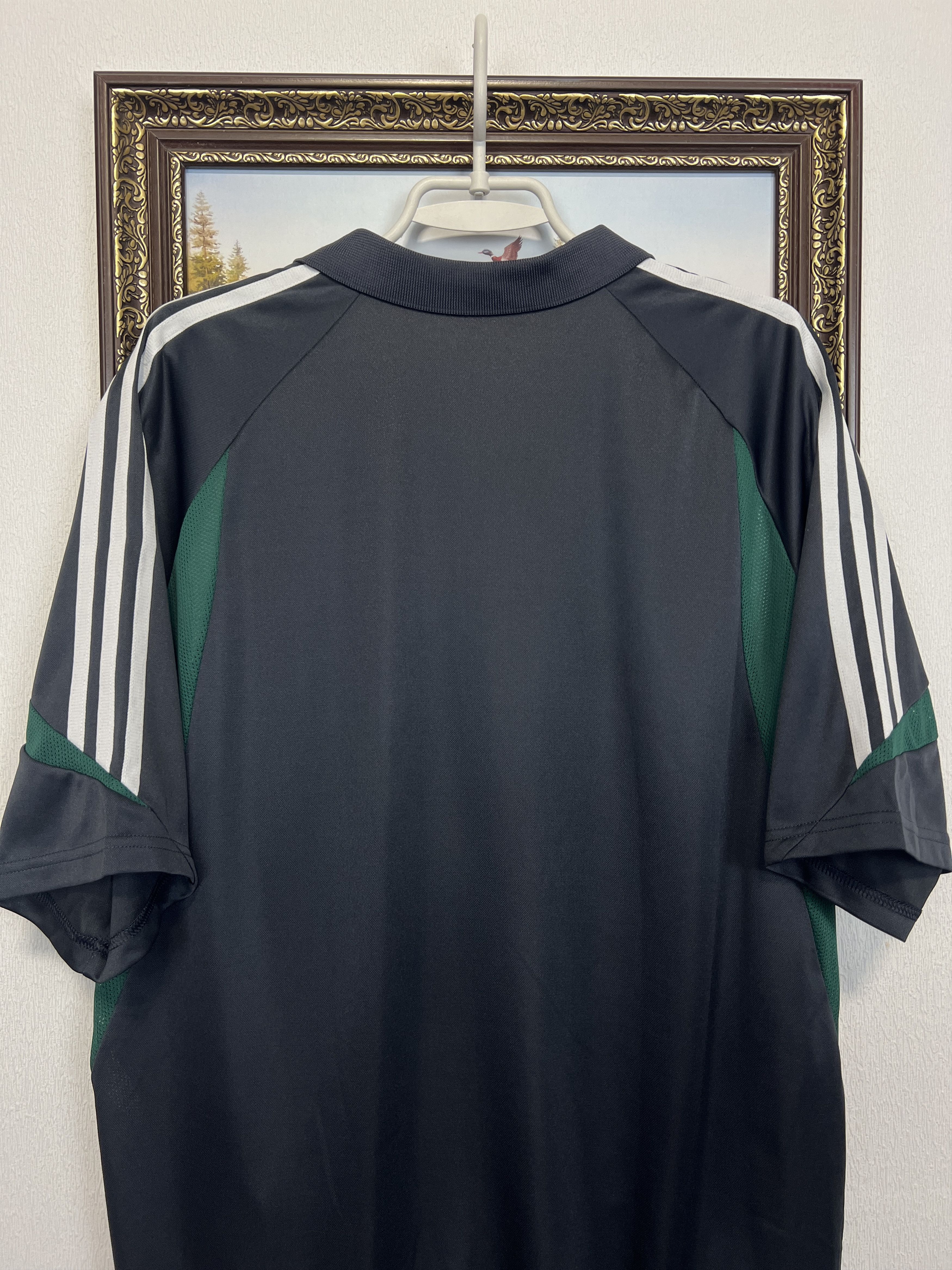 Adidas Panathinaikos Away football shirt Soccer Player Issue Jersey Size US L / EU 52-54 / 3 - 10 Thumbnail