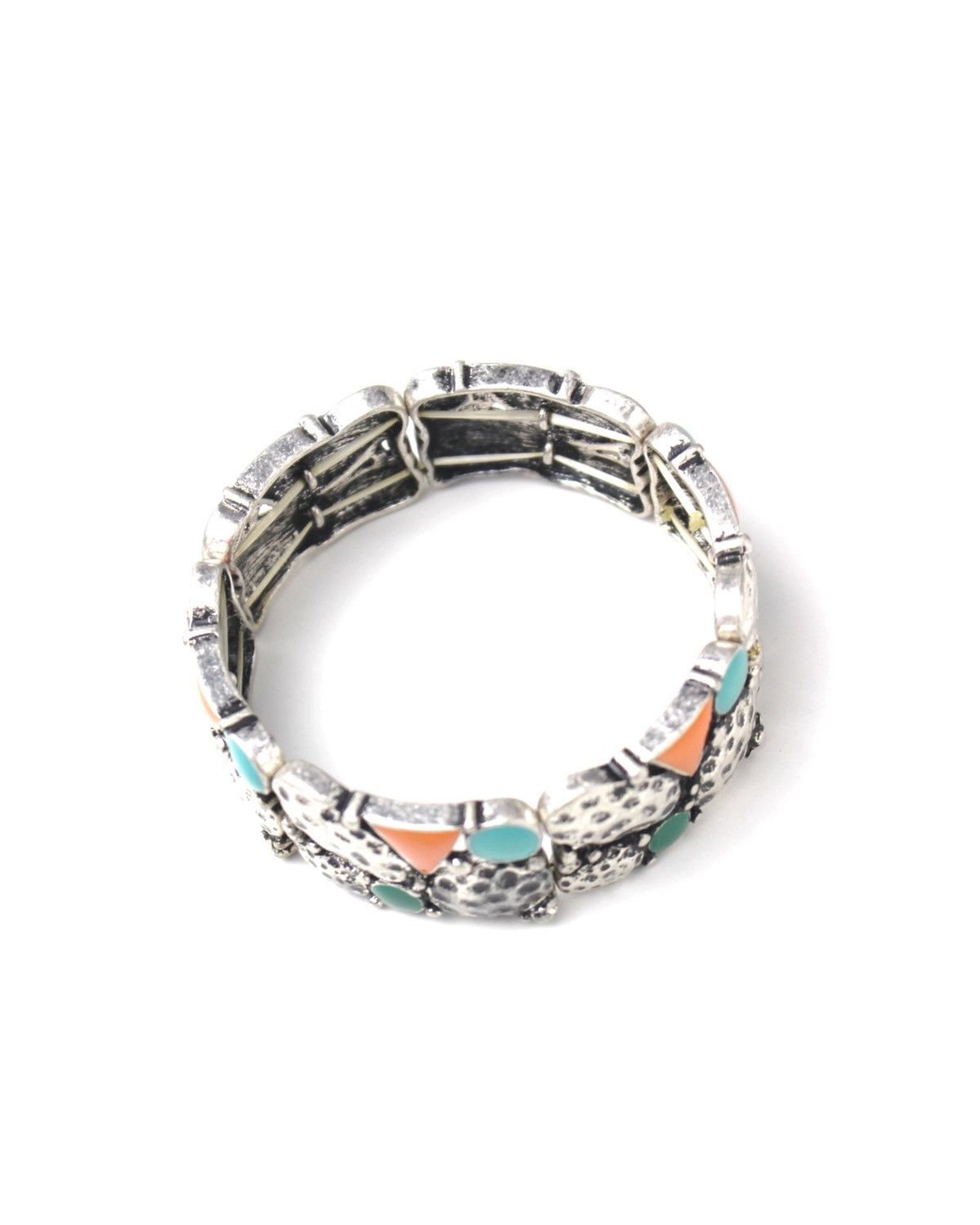 Vintage 2000S JAPANESE MADE LAVA BLOOM NAVAJO NATIVE METAL BRACELET Size ONE SIZE - 4 Thumbnail
