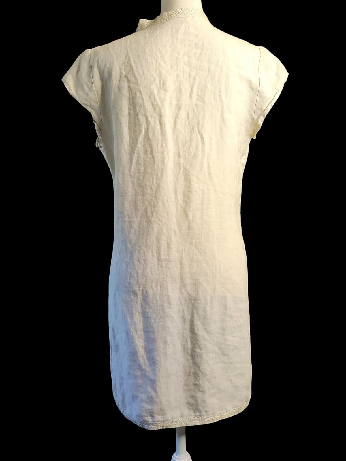 Other Cynthia Rowley Sleeveless Casual Dress/Embellished Neckline Size M / US 6-8 / IT 42-44 - 8 Thumbnail