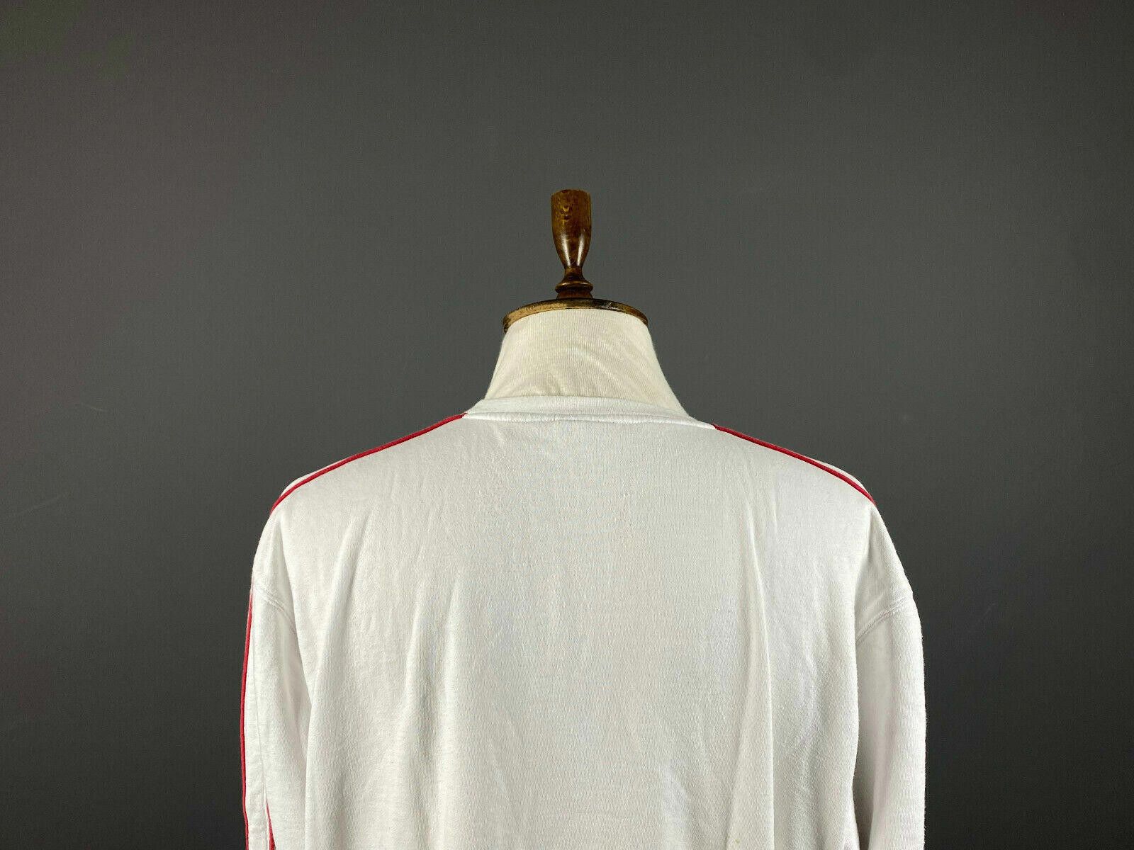 Fila Men FILA White Big Logo Crew Neck Sweatshirt Size XXL Size US XXL / EU 58 / 5 - 6 Thumbnail
