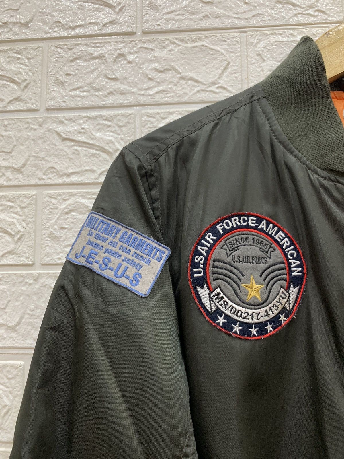 Other Vintage Future Bullet JESUS US AIR FORCE military bombers Size US M / EU 48-50 / 2 - 4 Thumbnail