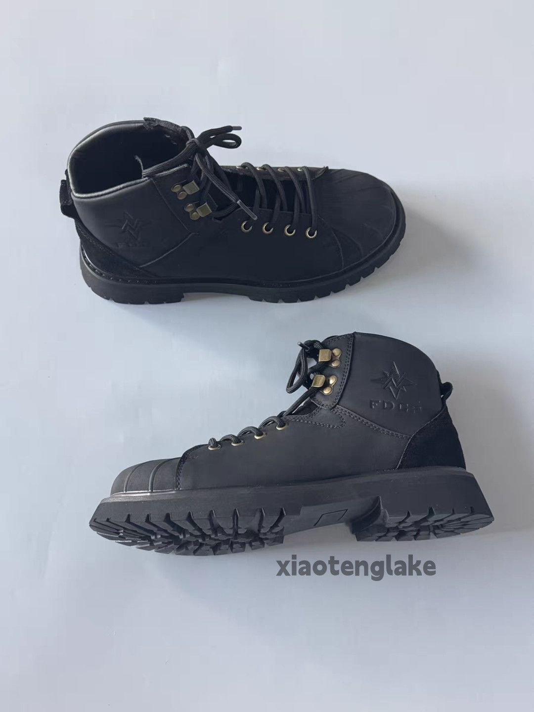 Vintage Utility military outdoor tactical motorcycle y2k boots shoes Size US 12 / EU 45 - 1 Thumbnail