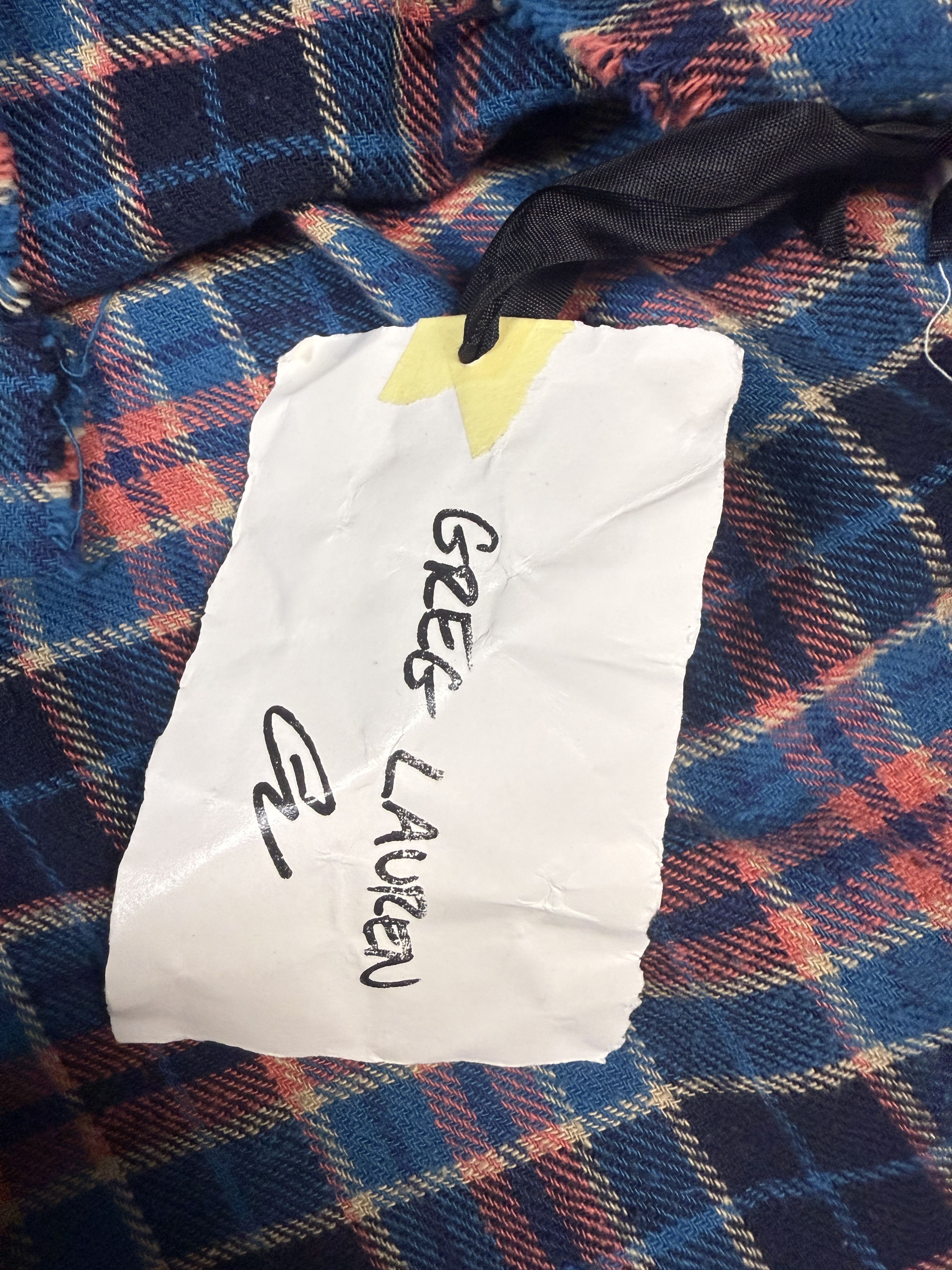 Greg Lauren $795 Greg Lauren Plaid Short Sleeve Shirt Size US XL / EU 56 / 4 - 9 Thumbnail