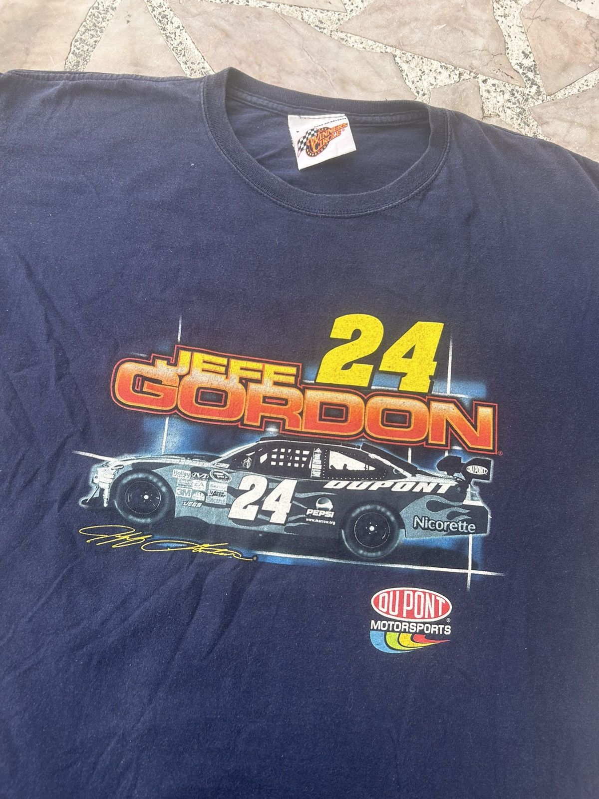 NASCAR Jeff gordon vintage chevrolet nascar blue Size US L / EU 52-54 / 3 - 5 Thumbnail