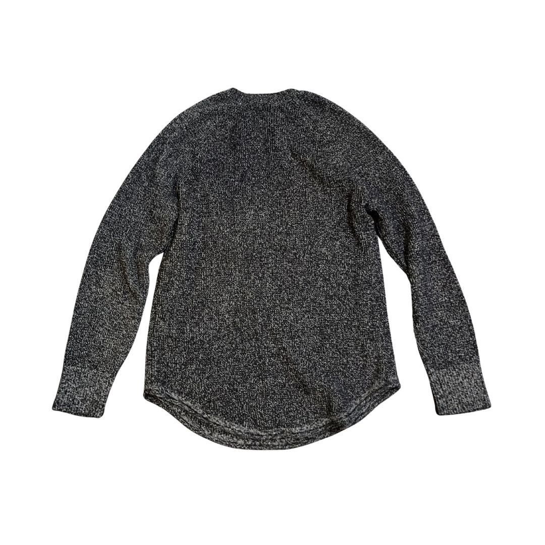 Hollister Logo Men's Marbled Knit Charcoal Crewneck Sweater SZ XS Y2K Size US XS / EU 42 / 0 - 2 Thumbnail