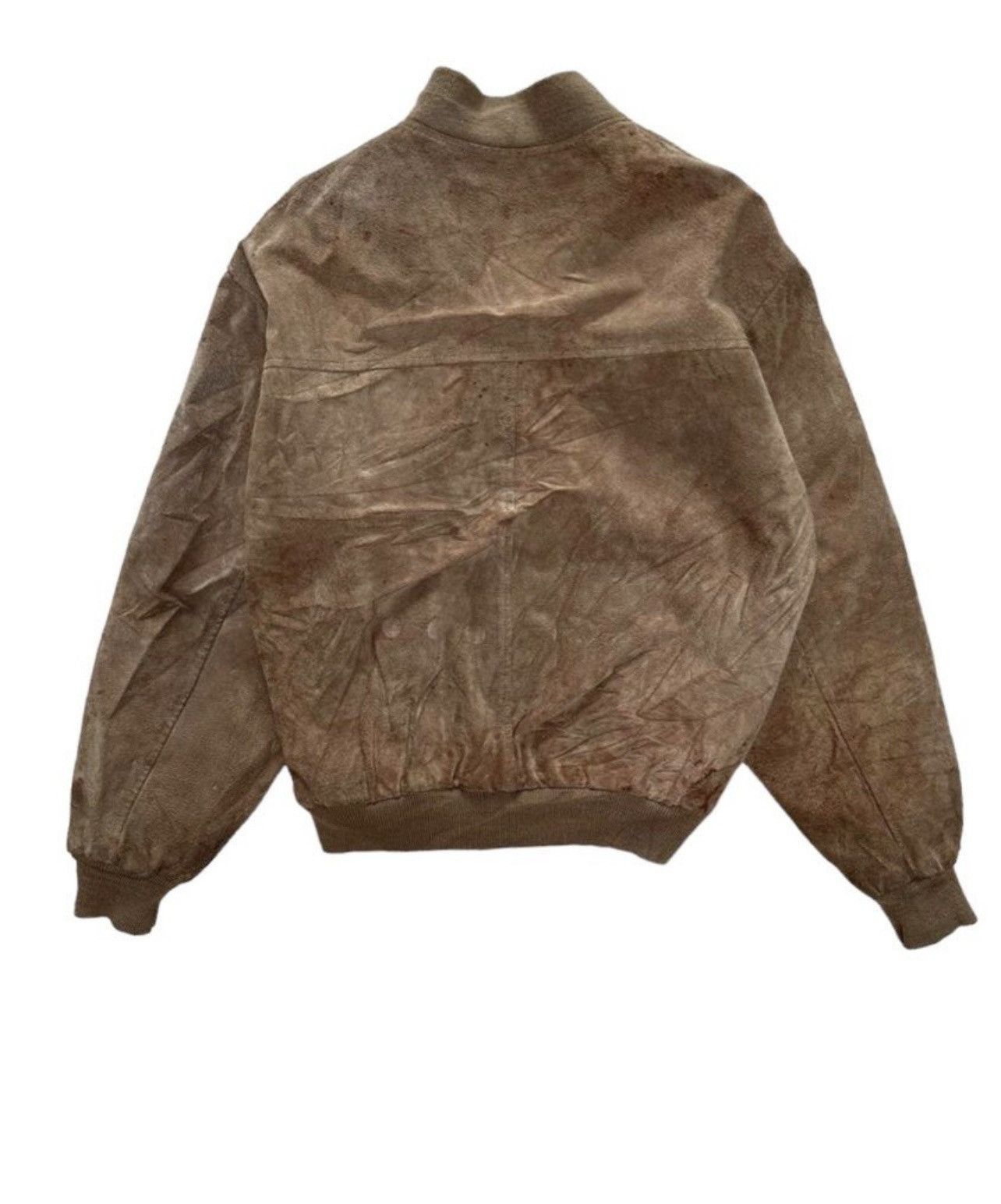 Vintage Vtg Seahop Suede Leather Jacket Size US M / EU 48-50 / 2 - 4 Thumbnail