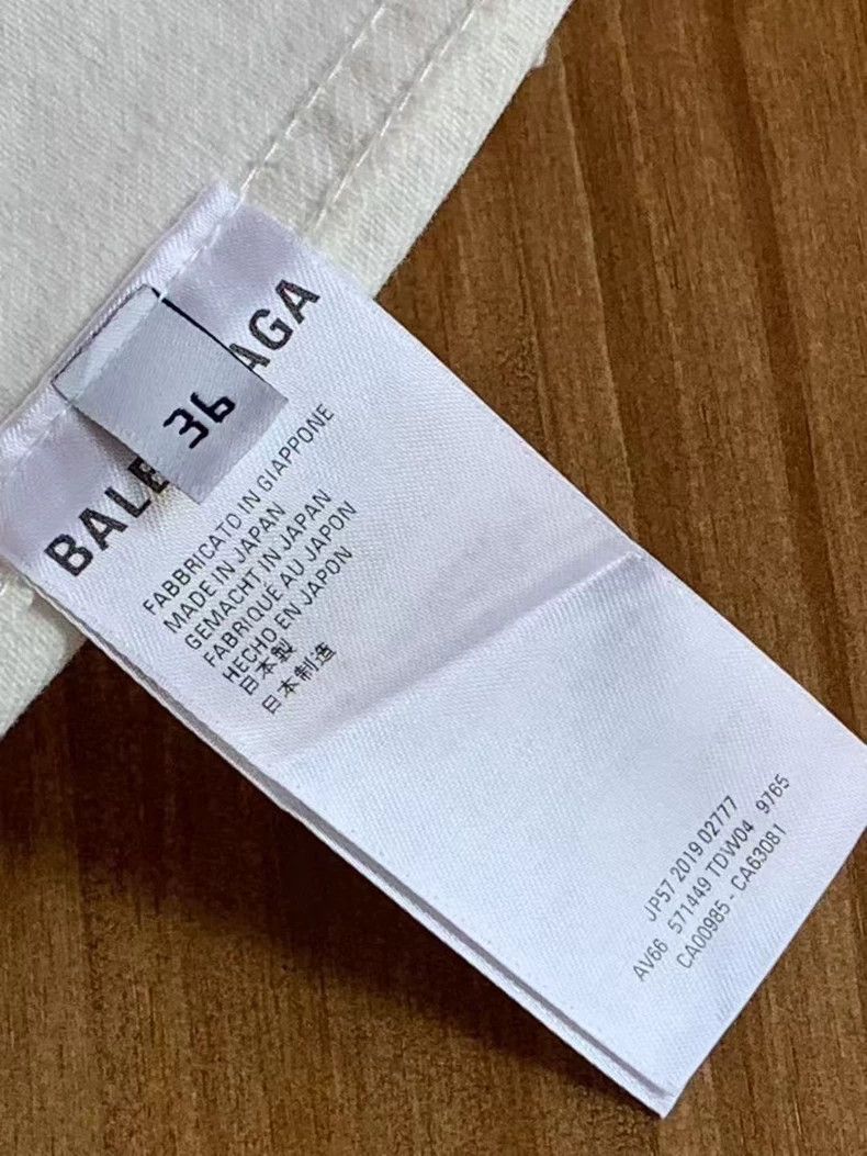 Balenciaga Balenciaga size 36 Back logo denim jacket 2502-Nextarrow Size US S / EU 44-46 / 1 - 5 Thumbnail