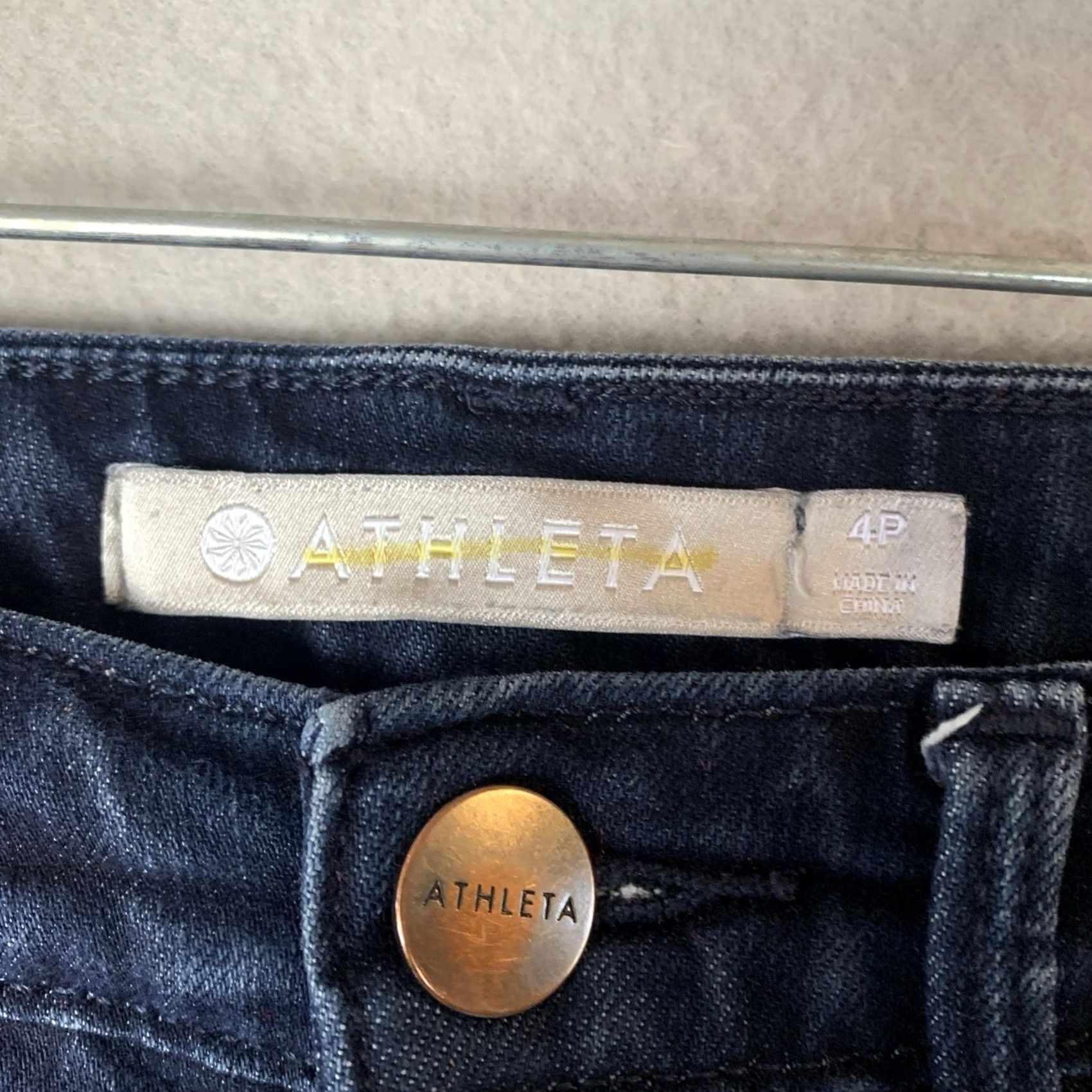 Athleta Athleta Sculptek Jeans Womens 4P Skinny Denim Blue 5-Pocket Stretch Comfort Regular Petite Size 27" / US 4 / IT 40 - 3 Thumbnail