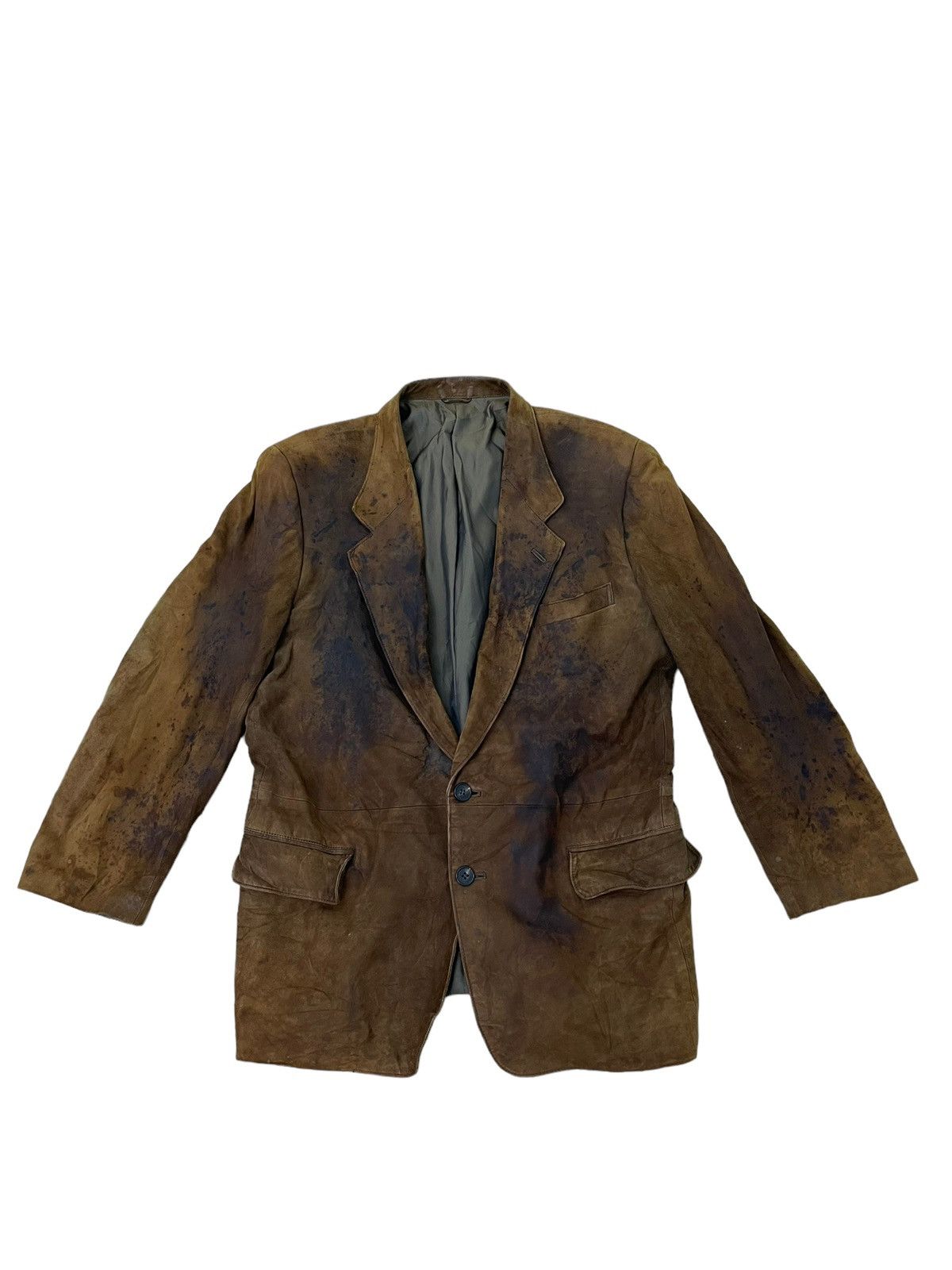 Christian Dior Monsieur Sheepskin Leather Blazer Christian Dior Vtg 90s 5🟩5 Size US L / EU 52-54 / 3 - 5 Thumbnail