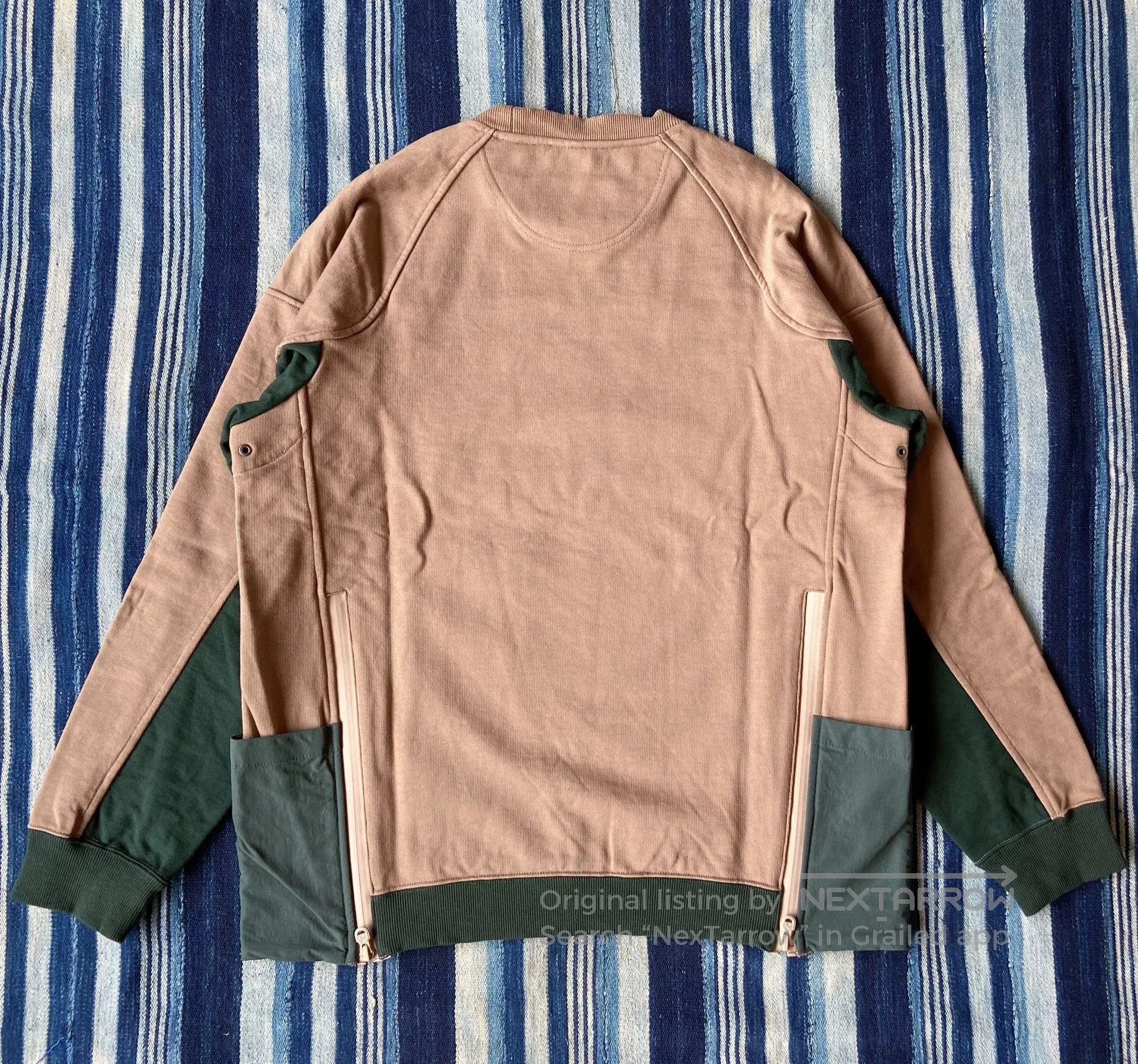White Mountaineering contrasted sweat shirt with functional pockets. Size US S / EU 44-46 / 1 - 4 Thumbnail