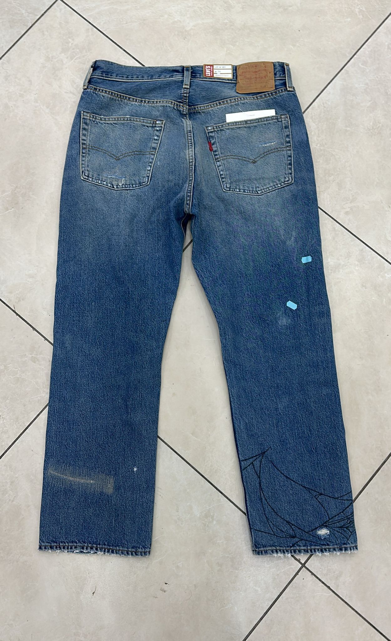 Levi's Vintage Clothing LVC Levi's Vintage Clothing 1984 501XX Tangled Web Jeans Size US 34 / EU 50 - 3 Thumbnail