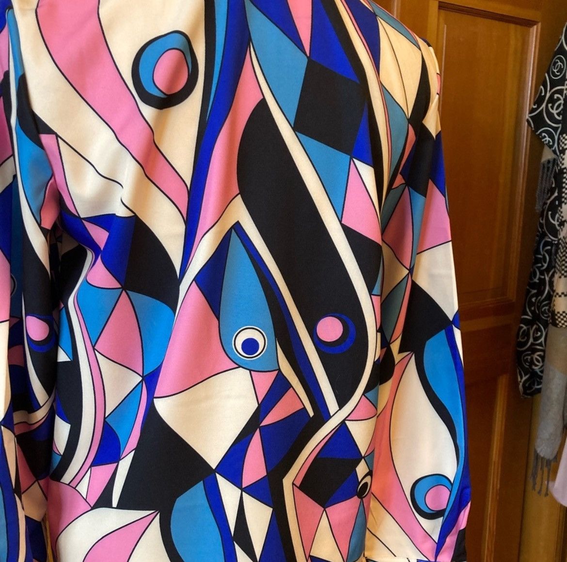 Designer × Other Nwt, Lavishly Paris Gorgeous Multicolored Artdeco Blouse Size M / US 6-8 / IT 42-44 - 11 Thumbnail