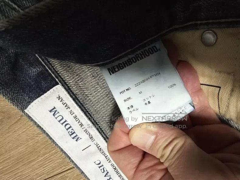 Neighborhood Neighborhood size M Bullet Hole King of Cows Jeans Size US 27 - 5 Thumbnail