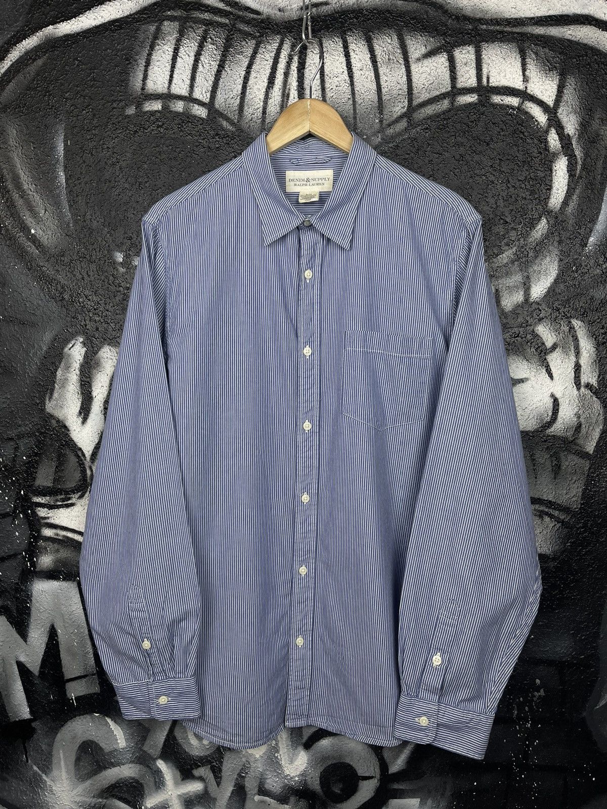 Denim & Supply Ralph Lauren Denim & Supply Ralph Lauren Button Up Striped Shirt Mens XL Size US XL / EU 56 / 4 - 4 Thumbnail