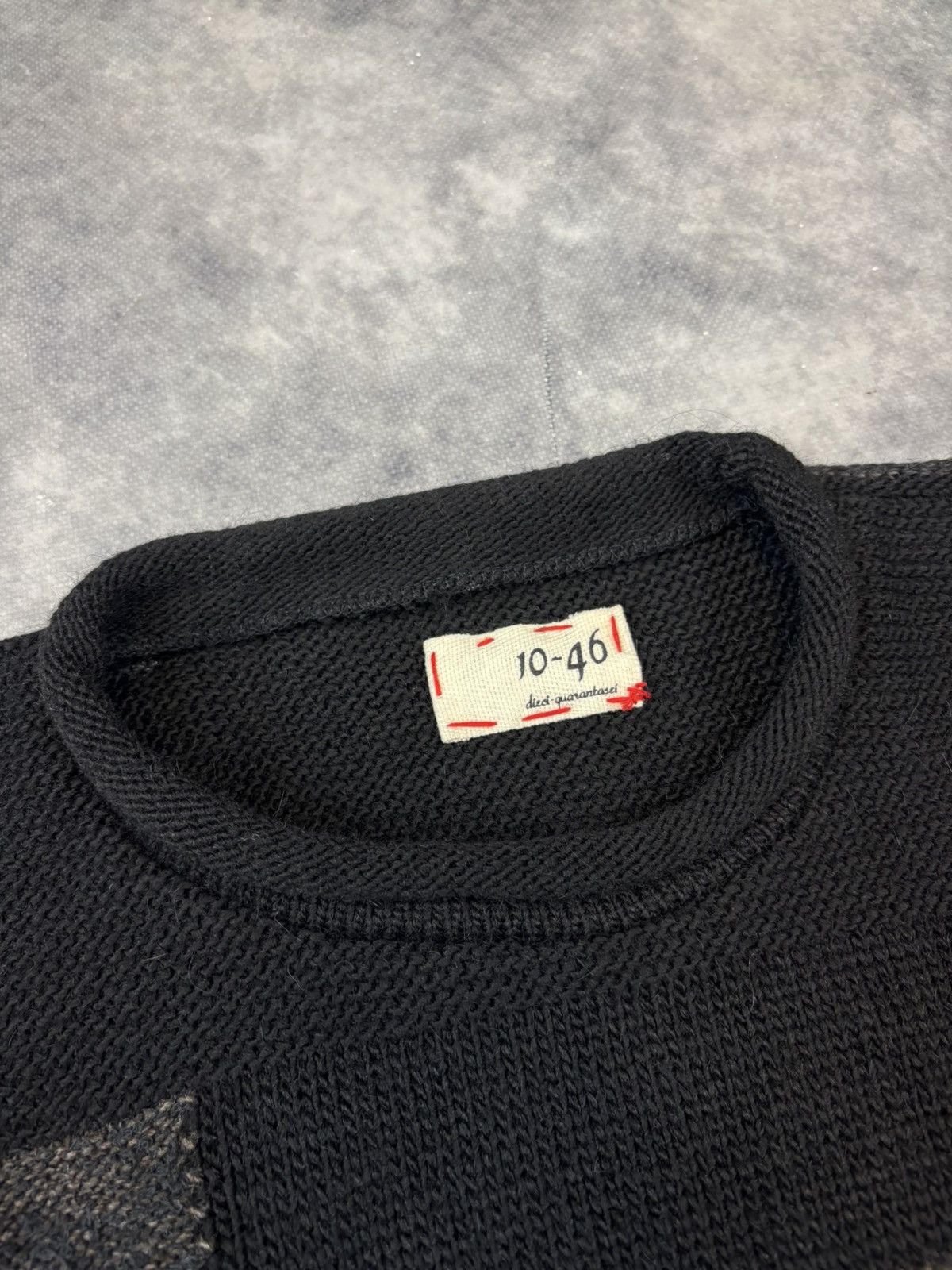 Japanese Brand × Vintage Vintage Japanese Brand Knit Sweater Cropped Asymmetrical 90s Size US M / EU 48-50 / 2 - 3 Thumbnail
