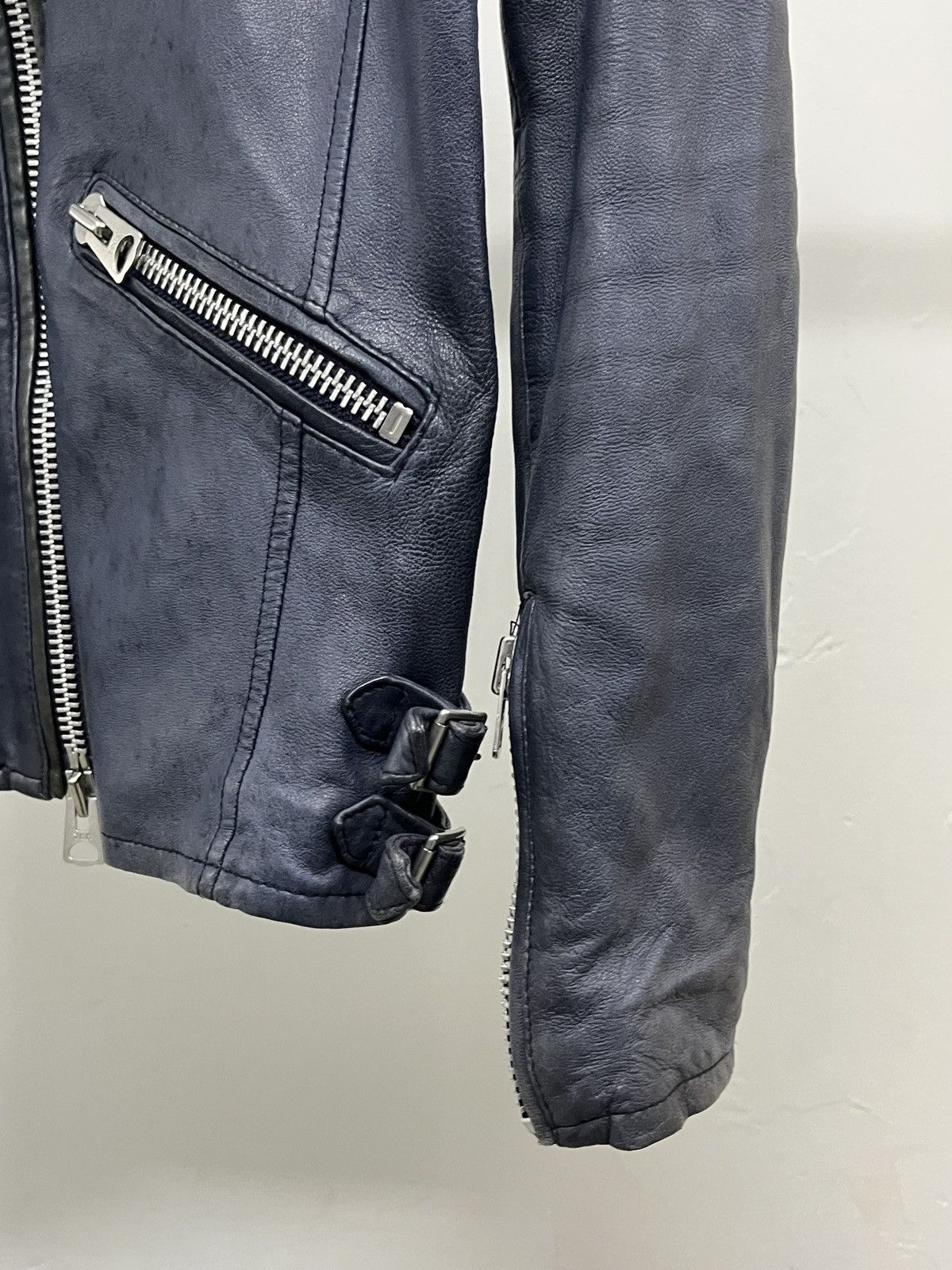 KMRii Nano Universe Archive Goat Leather Biker Jacket Punk Size US M / EU 48-50 / 2 - 4 Thumbnail