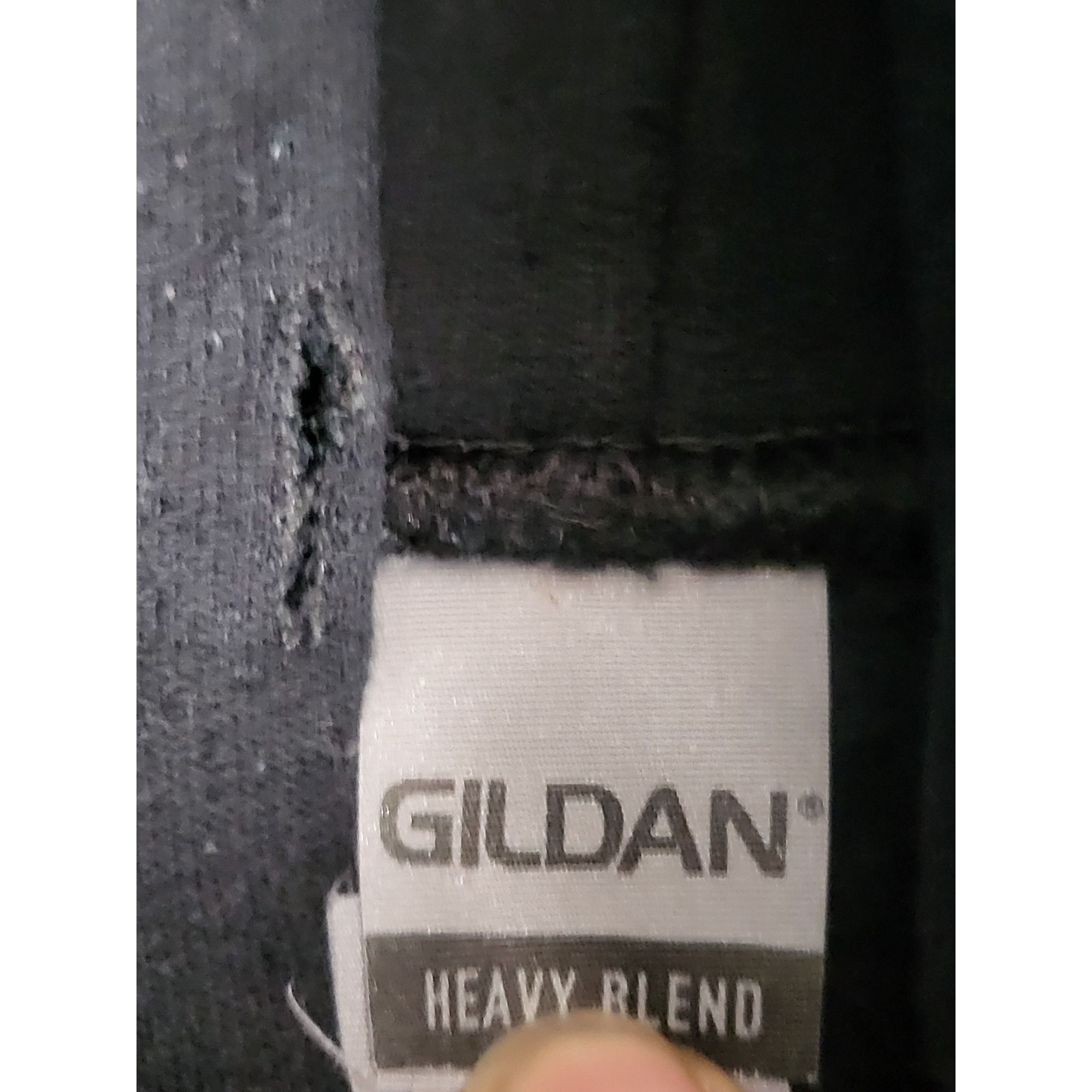 Gildan Hustlin Bleesed Me Gildan Heavy Blend Hoodie Men Sz L Out Th Size US L / EU 52-54 / 3 - 6 Thumbnail