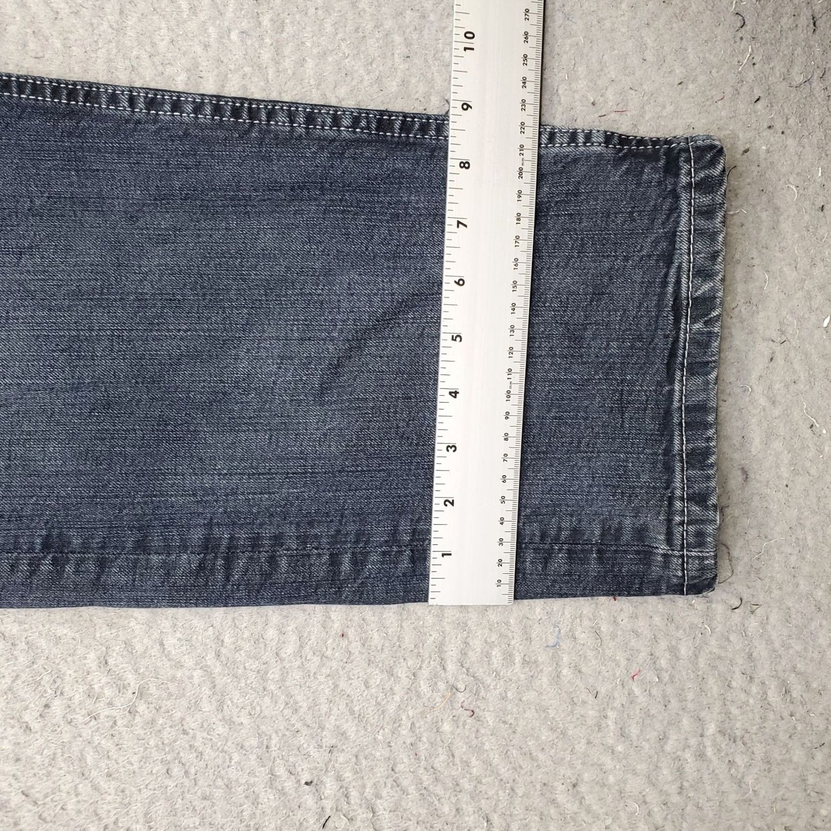 Levi's Levi's 505 Straight Jeans Men's 38x30 Blue Denim Stretch Regular Fit Whiskered Jeans Mens 38 Blue Denim Stretch Size US 38 / EU 54 - 6 Thumbnail