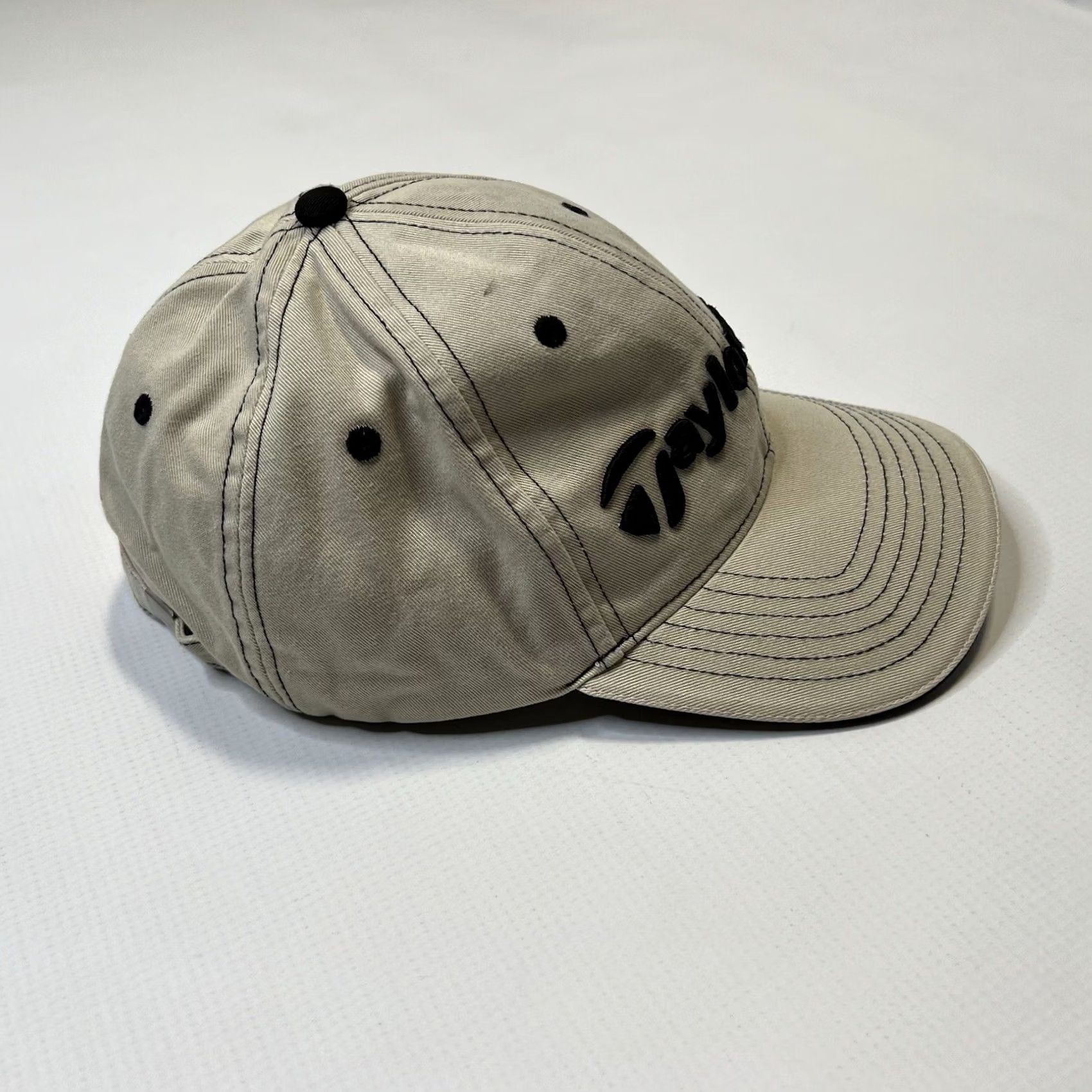 TaylorMade VINTAGE TaylorMade R7 TMax Gear Cap Hat Adult Adjustable Beige 100% Cotton Size ONE SIZE - 4 Thumbnail