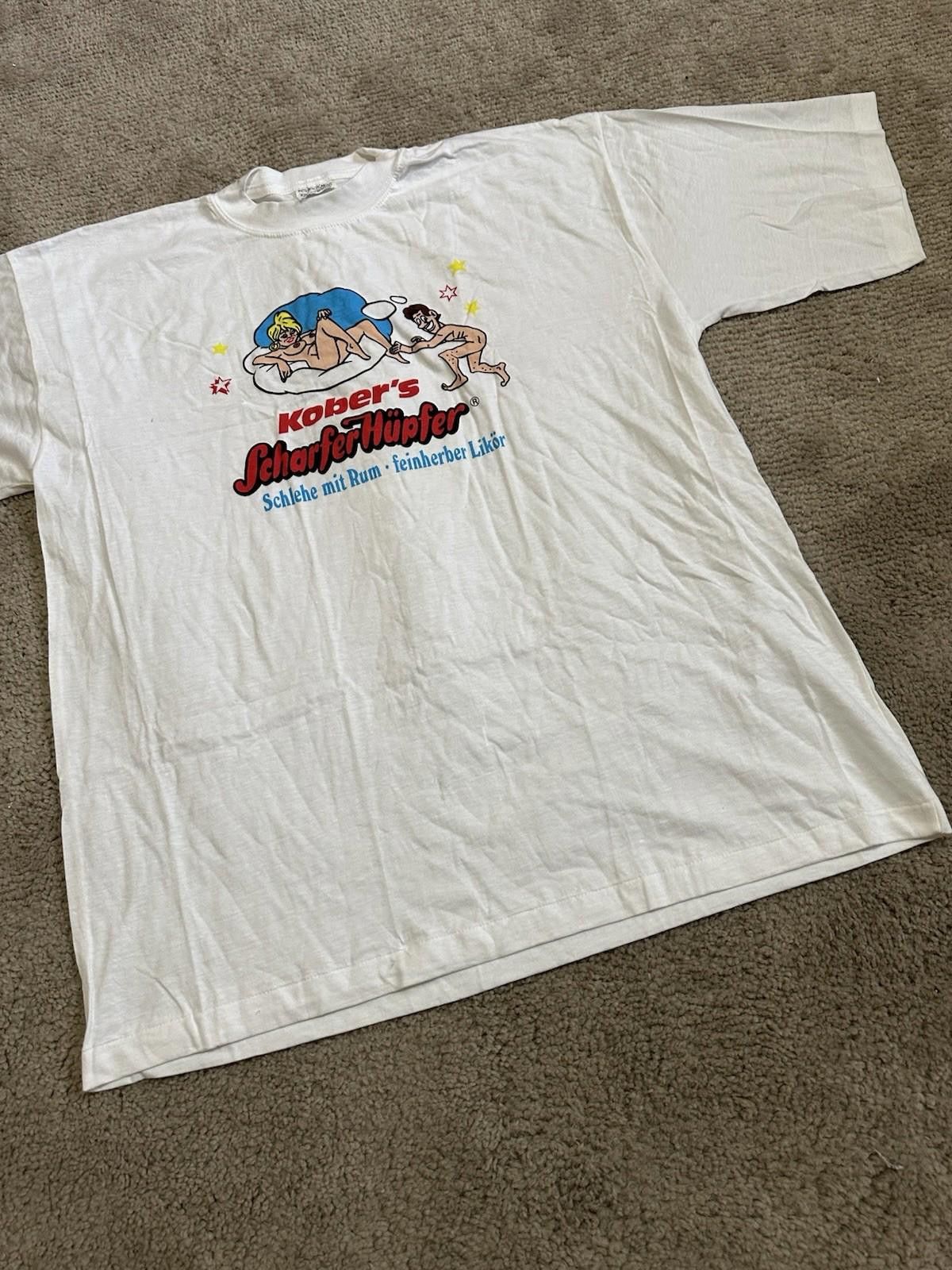 The Unbranded Brand Vintage Kober’s : Scharfer Hupfer Beer Rum Promo Tees XXL Size US XXL / EU 58 / 5 - 2 Thumbnail